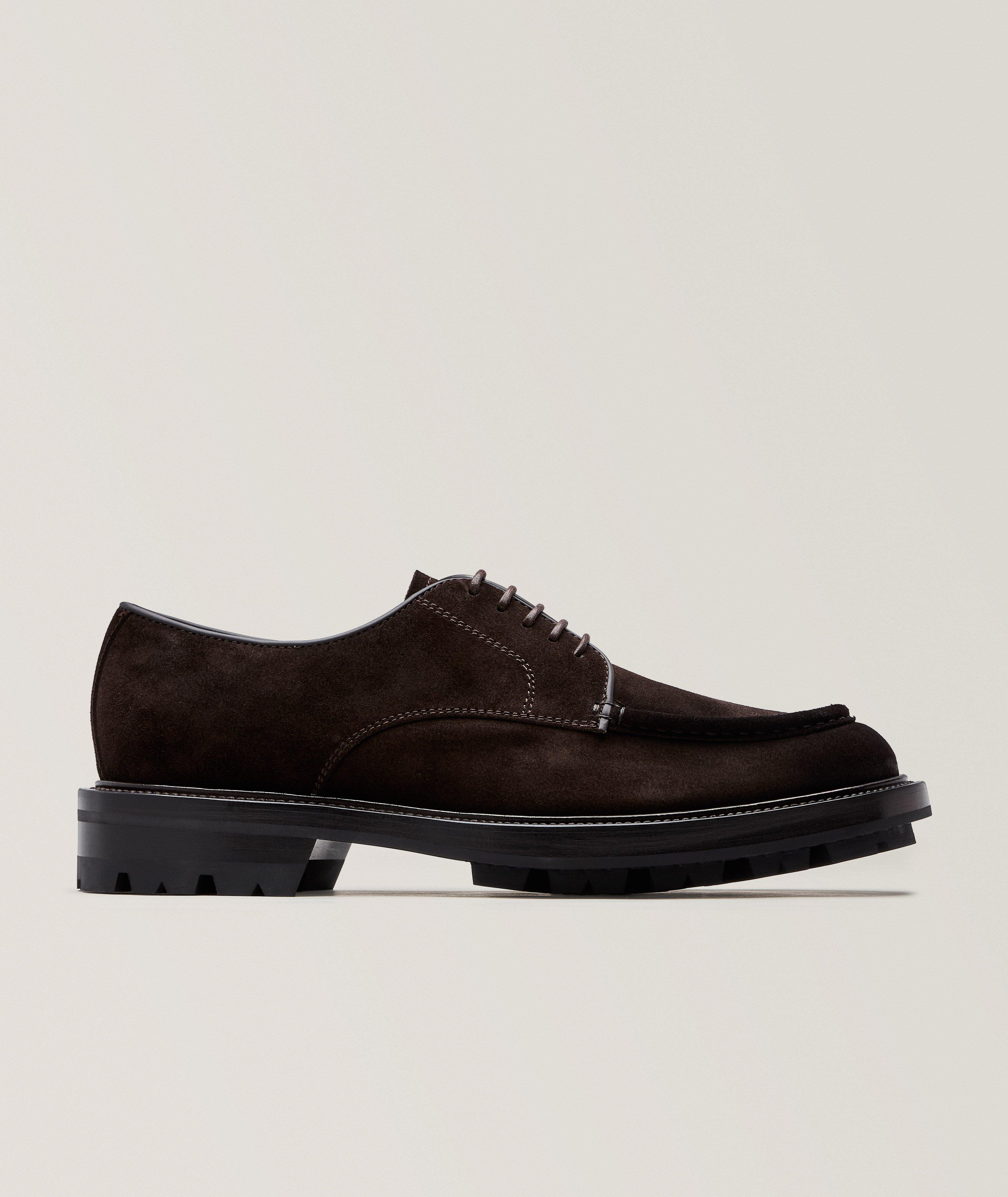 Chaussure lacée en suède image 0