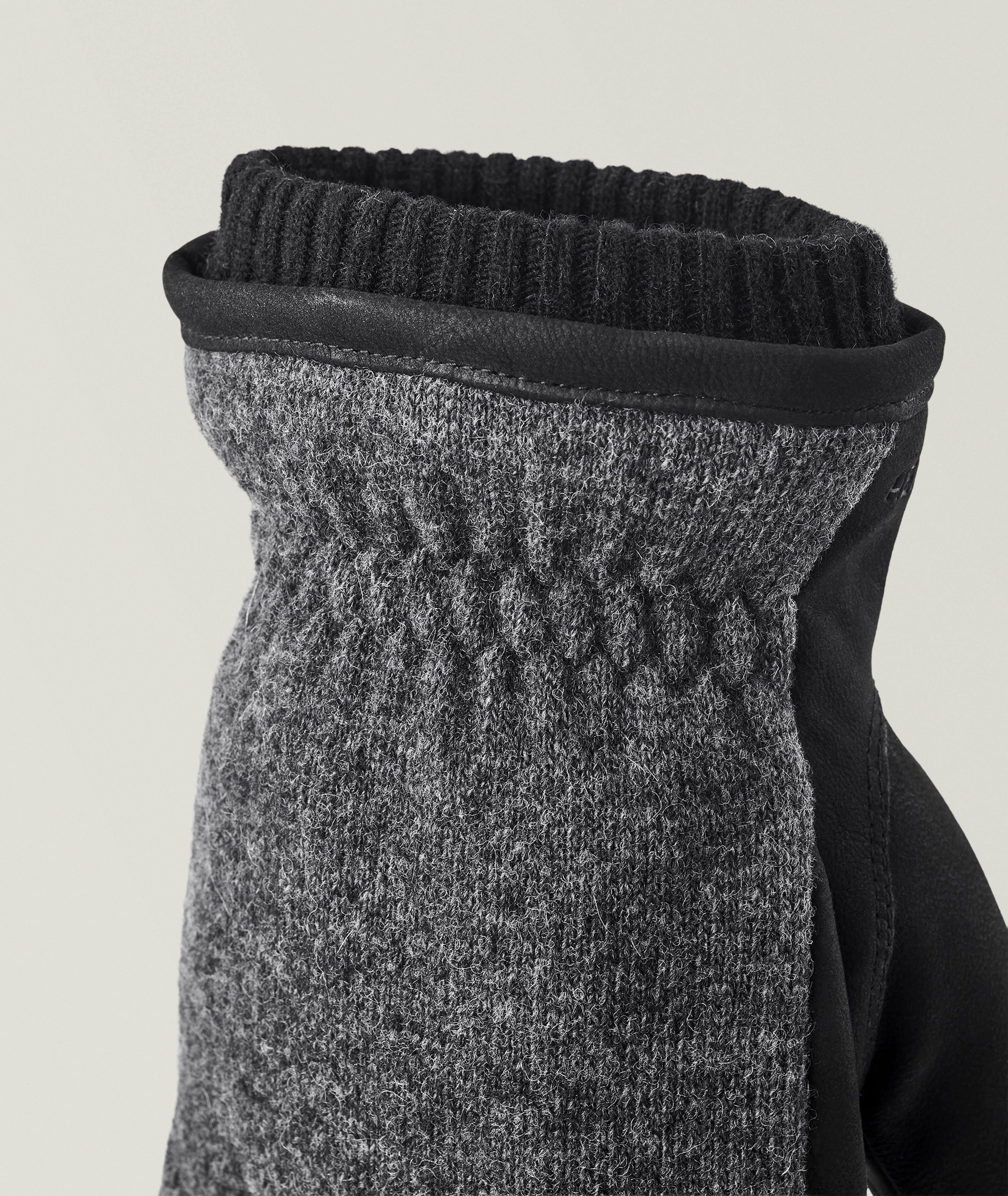 Noah Leather 
Wool Gloves  image 3