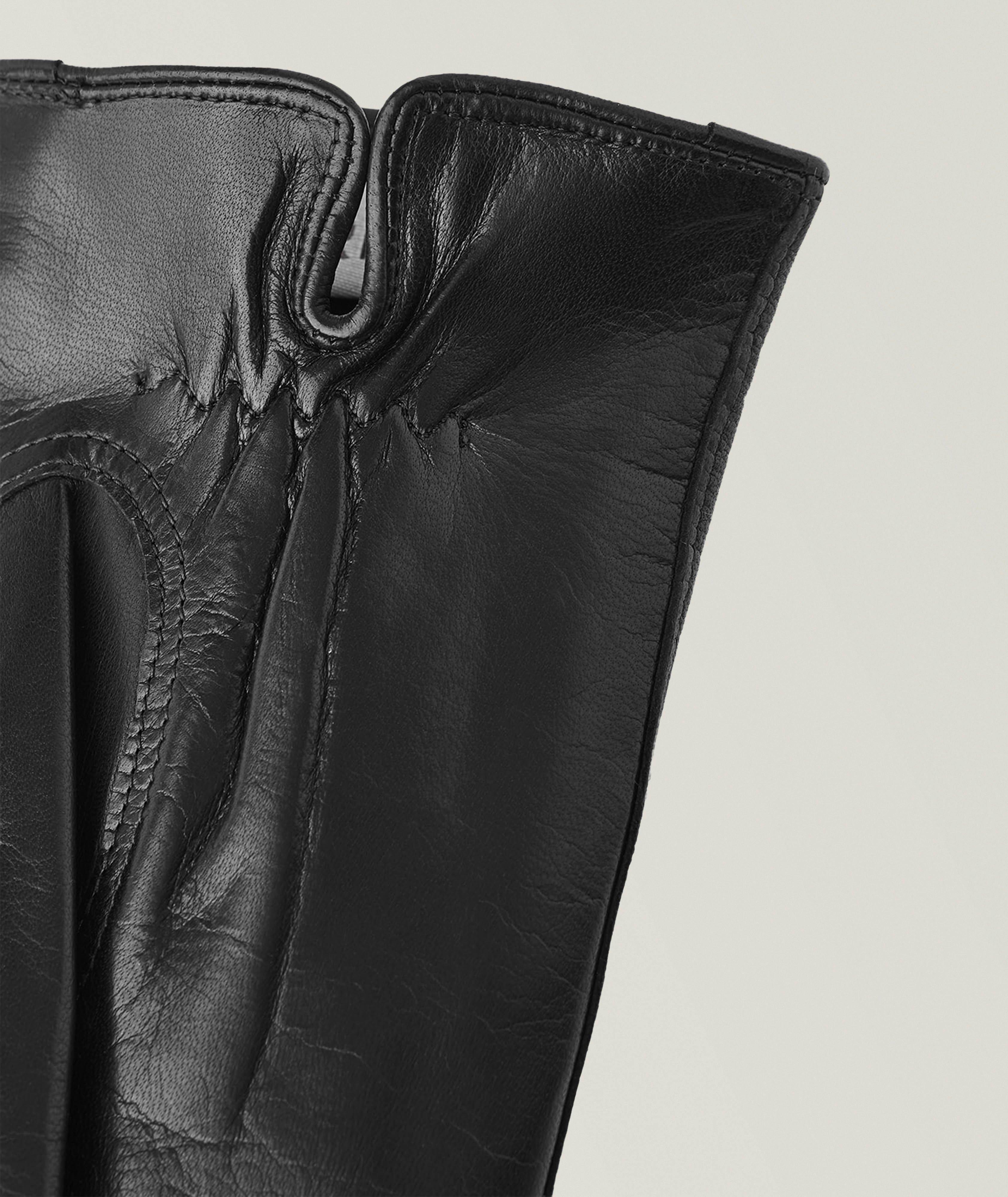 Gants en cuir de mouton et cachemire image 1