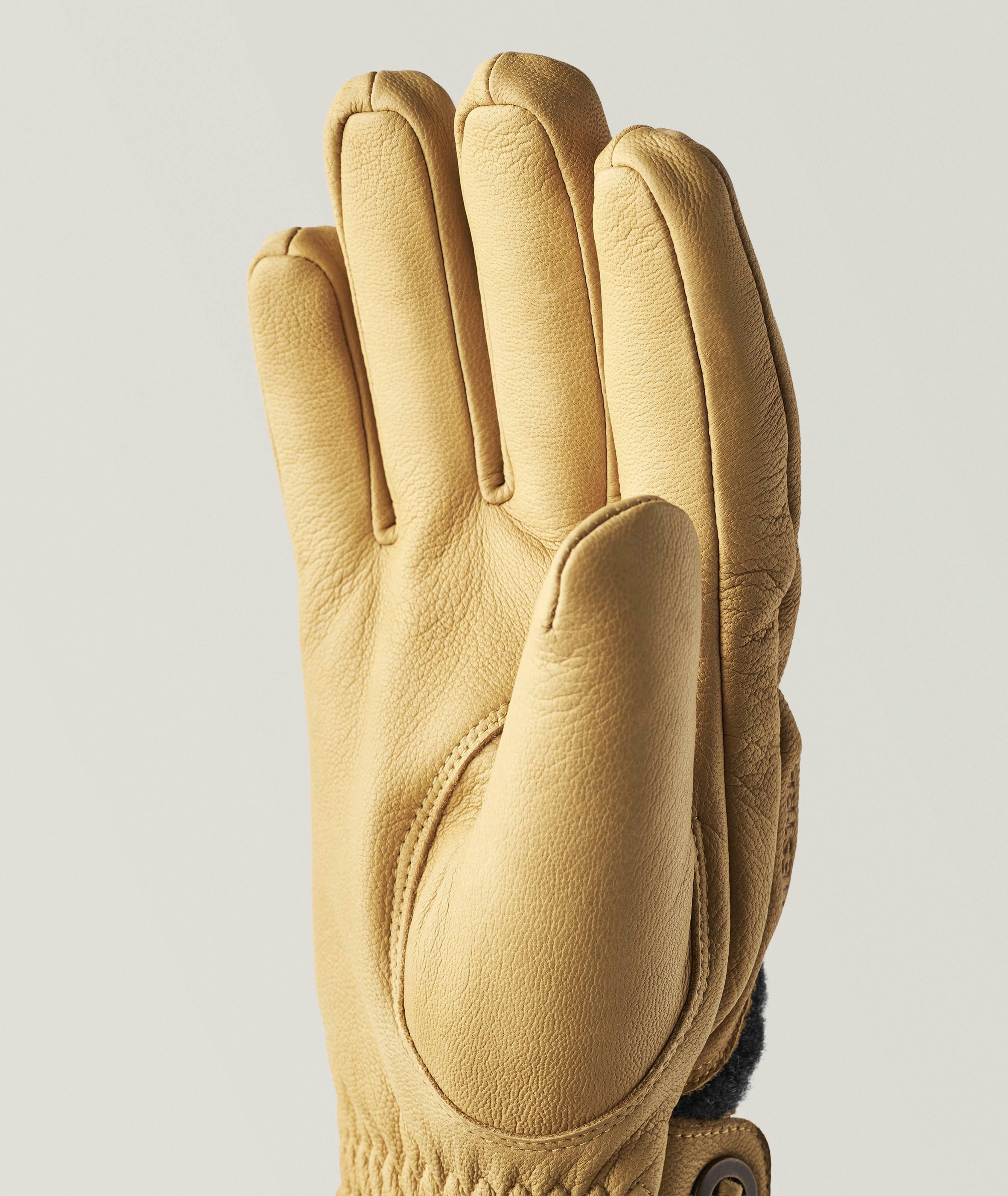 Daniel Felted Wool 
Leather Gloves image 1