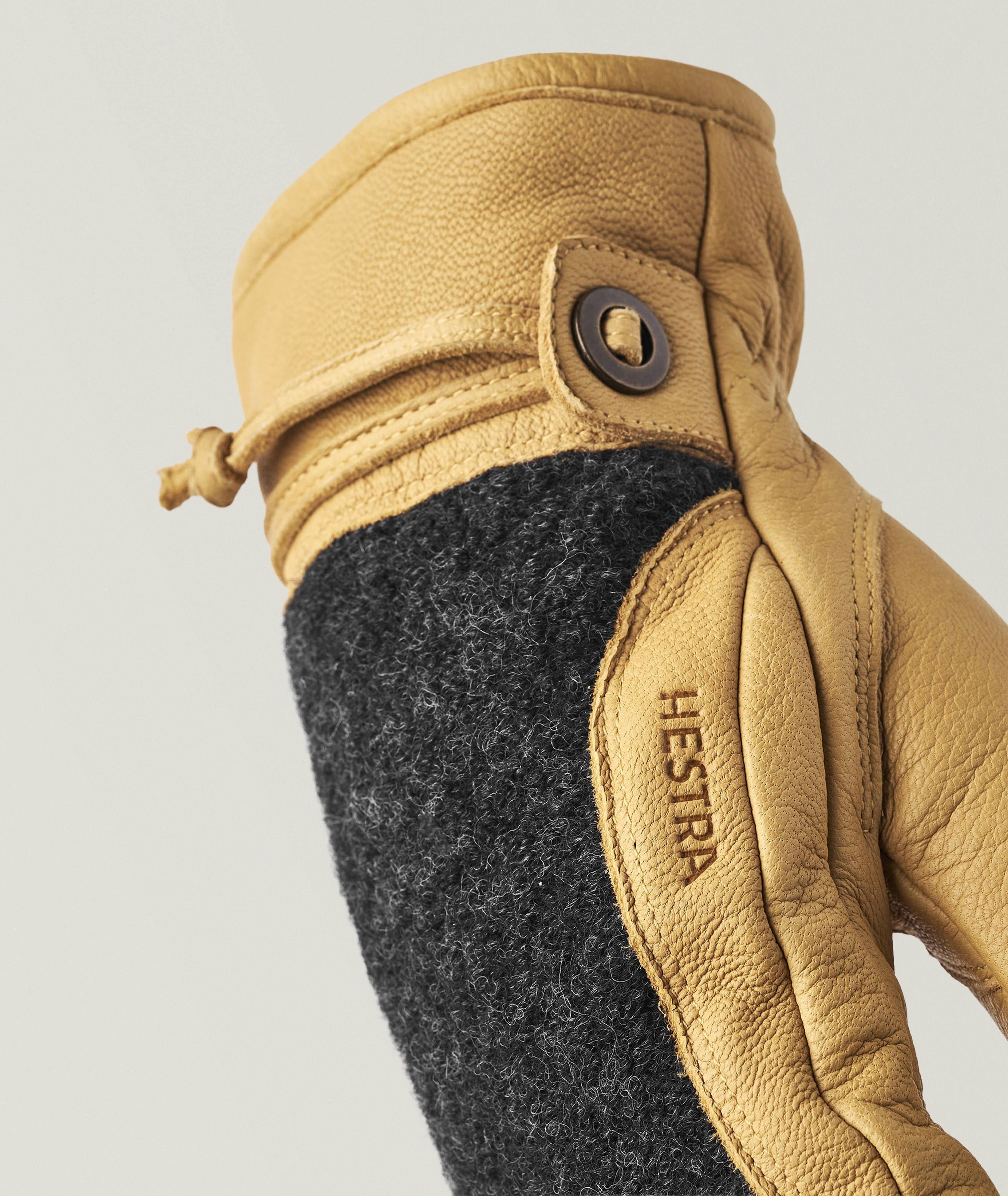 Daniel Felted Wool 
Leather Gloves image 3