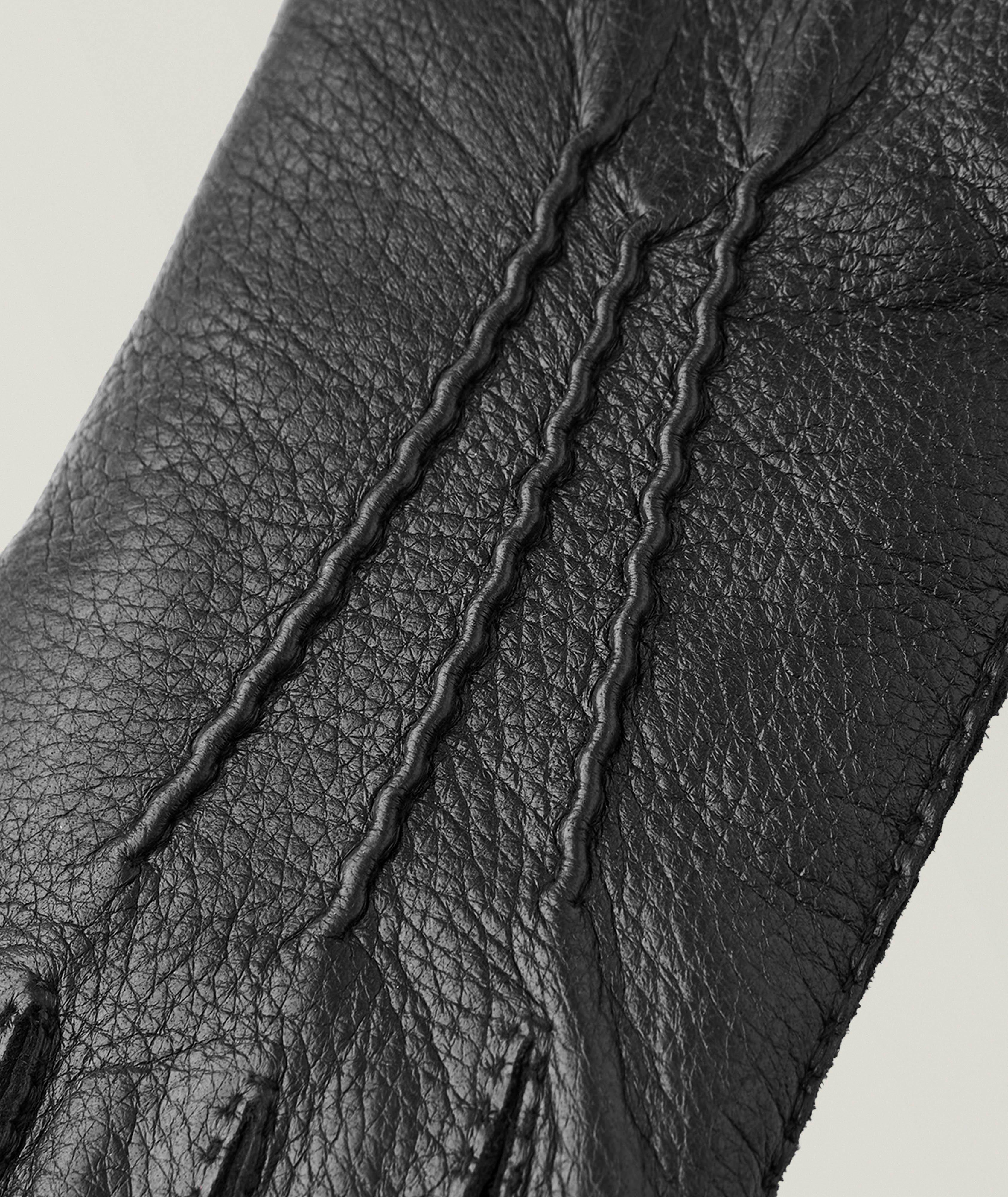 Gants en cuir d’élan et cachemire image 1