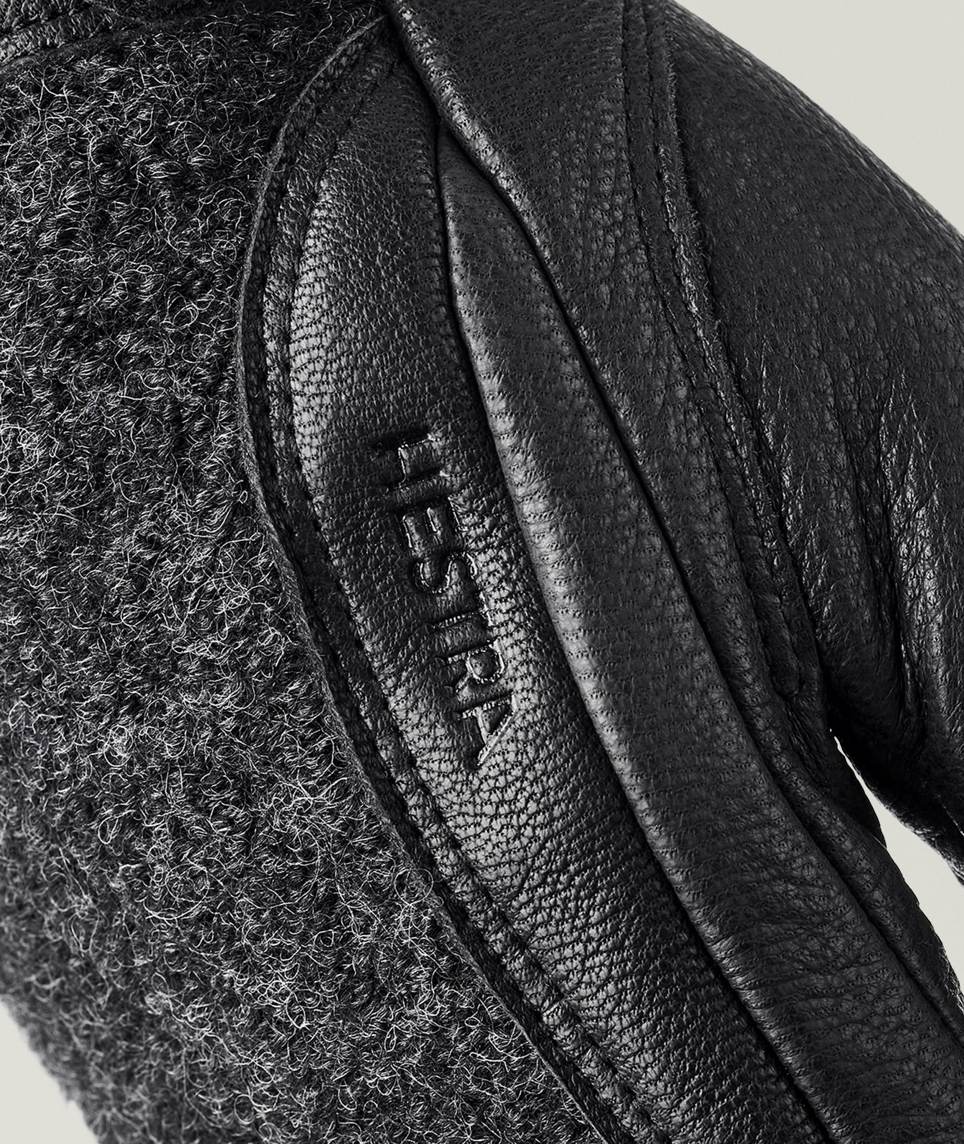 Daniel Felted Wool 
Leather Gloves image 3