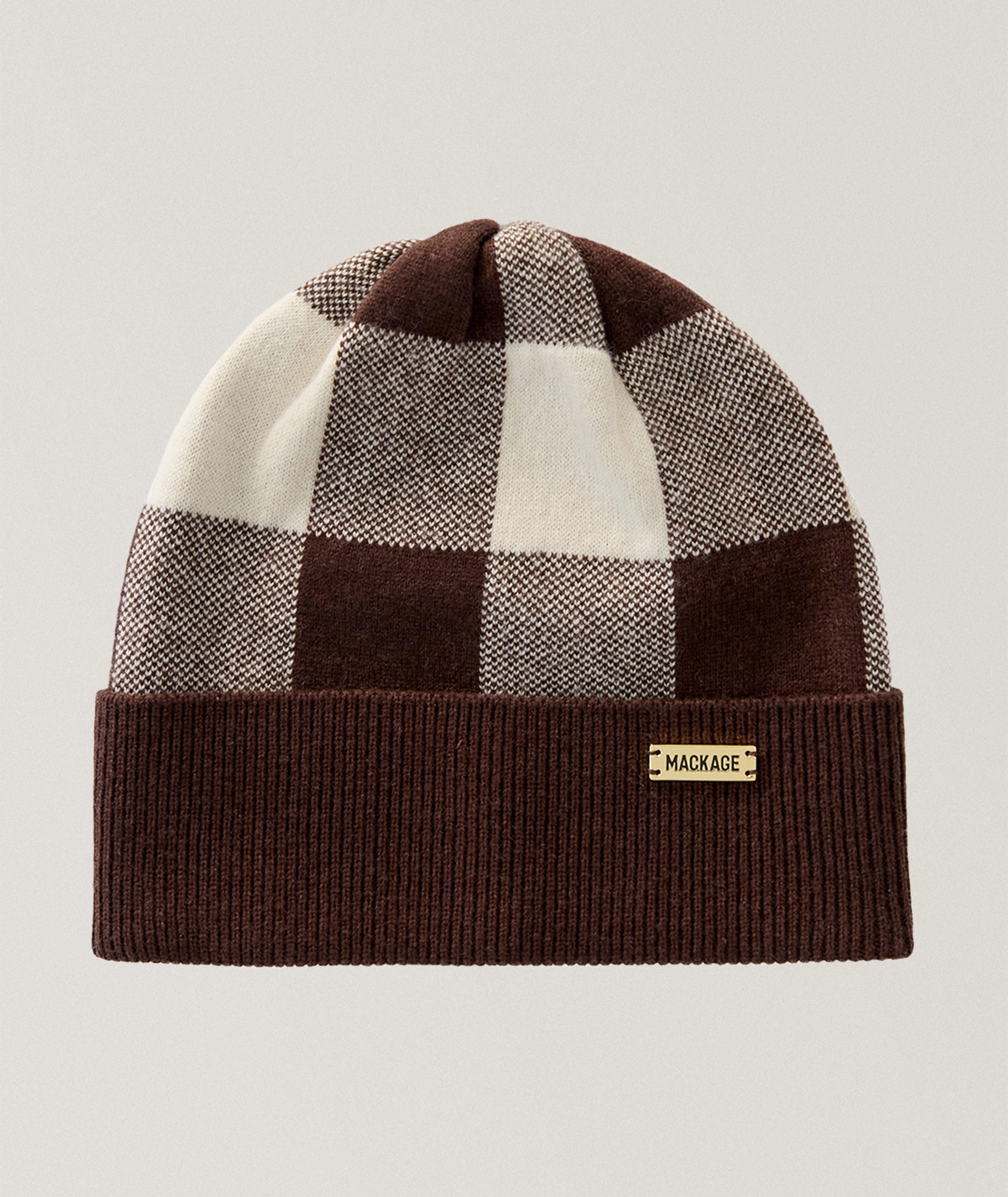 Cowan Plaid Wool-Blend Toque  image 0
