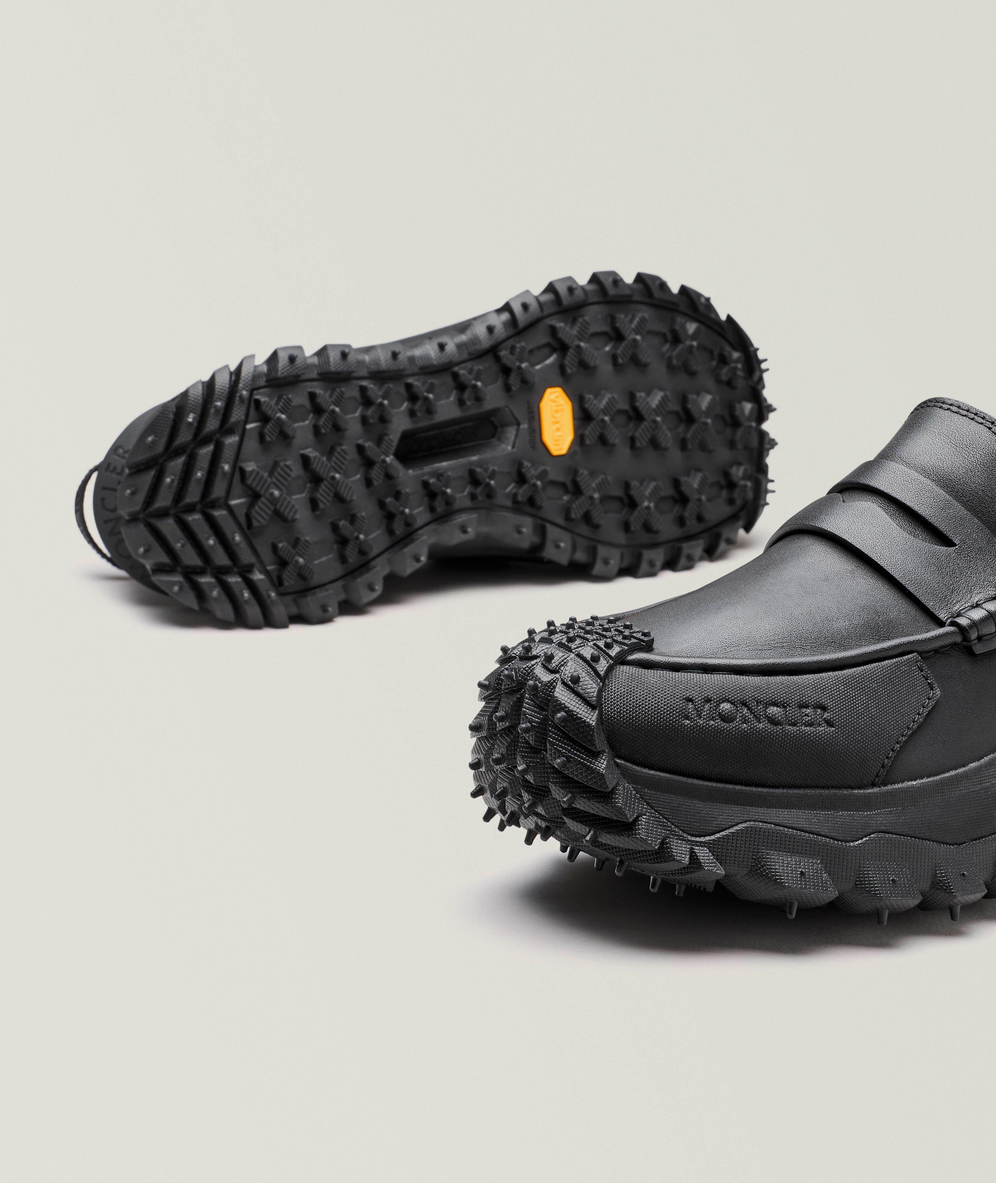 Moncler Trailgrip Leather Loafers | Sneakers | Harry Rosen