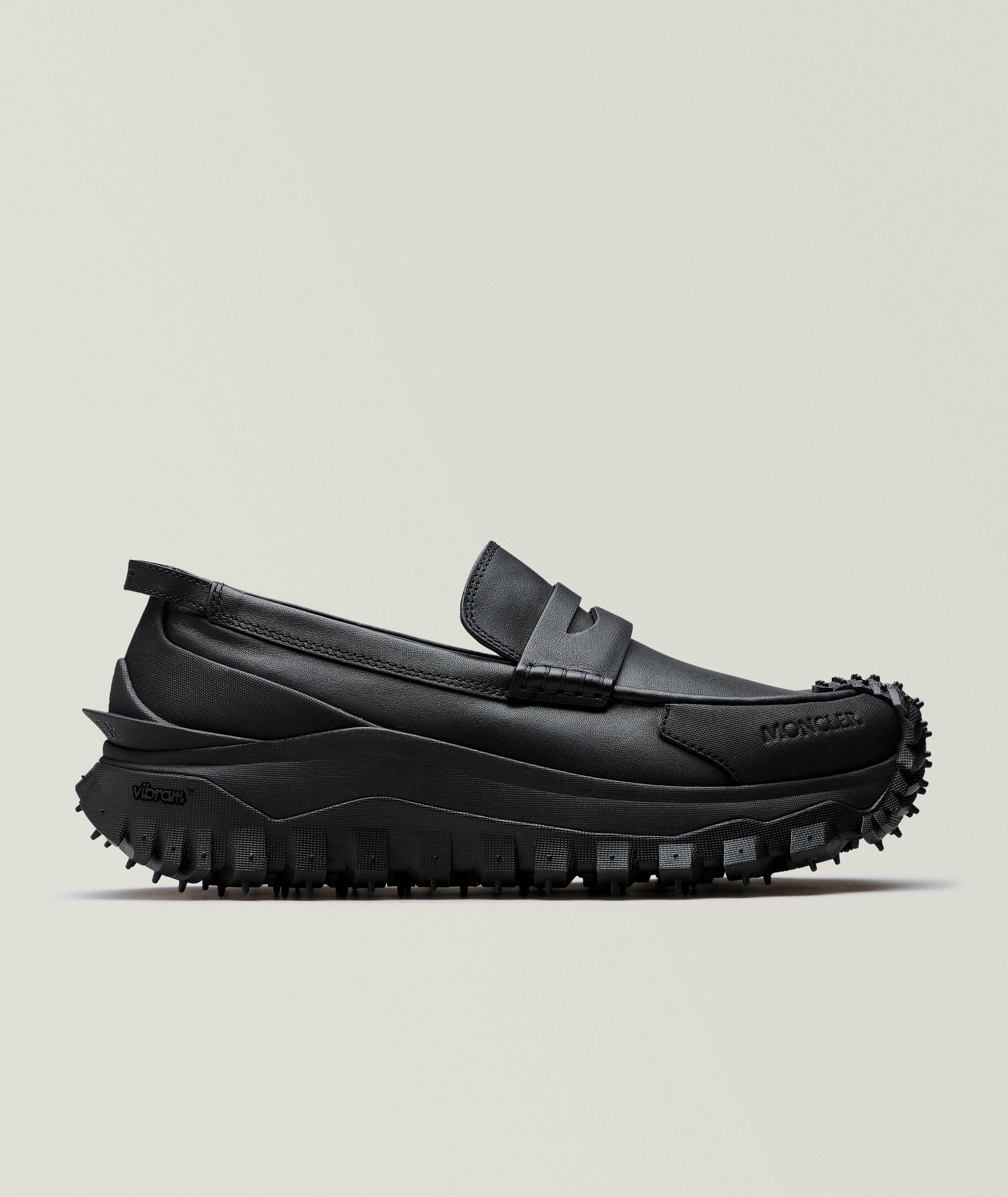 Moncler Trailgrip Leather Loafers
