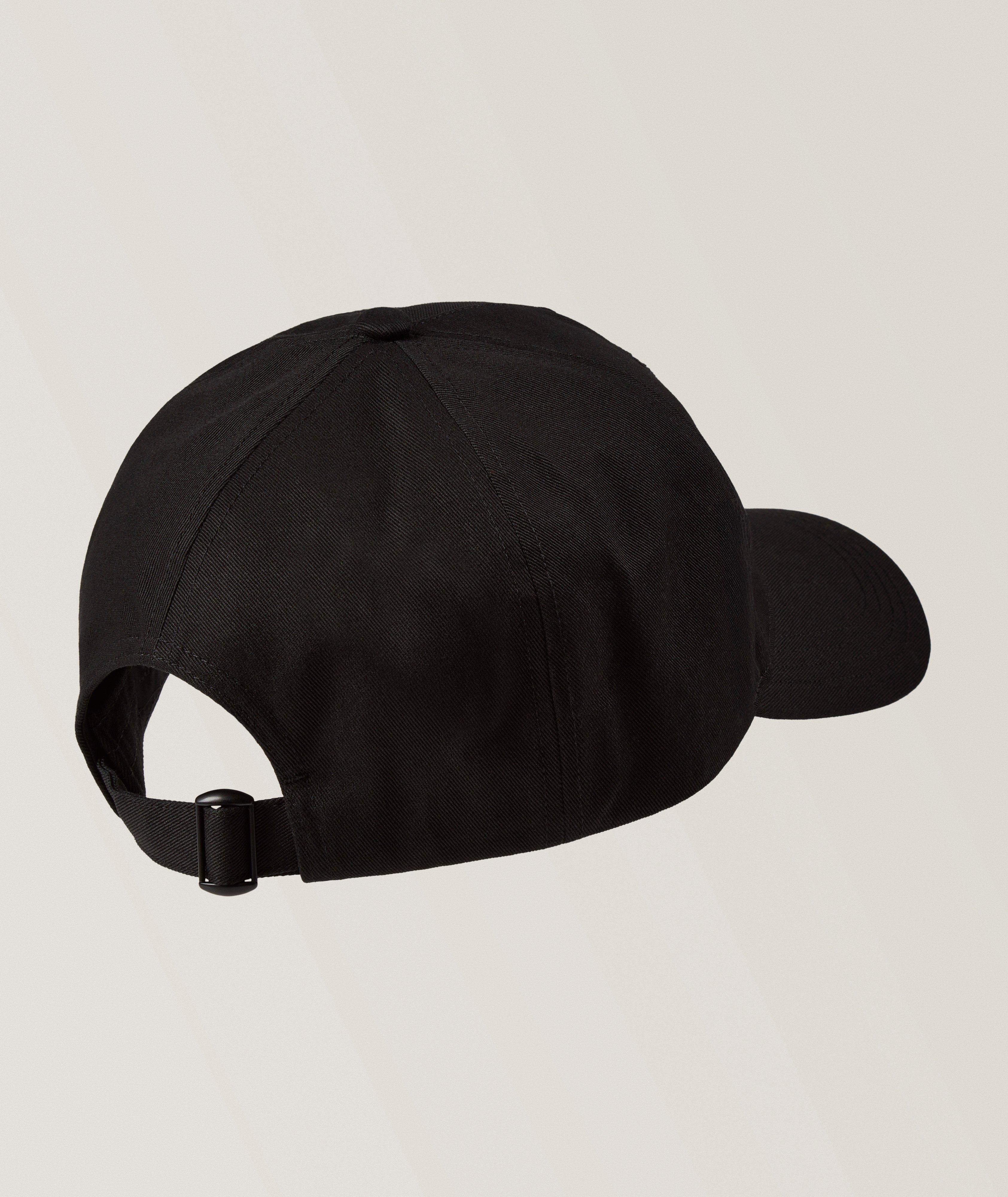 MON BLK CTTN PRNT BBALL CAP image 1