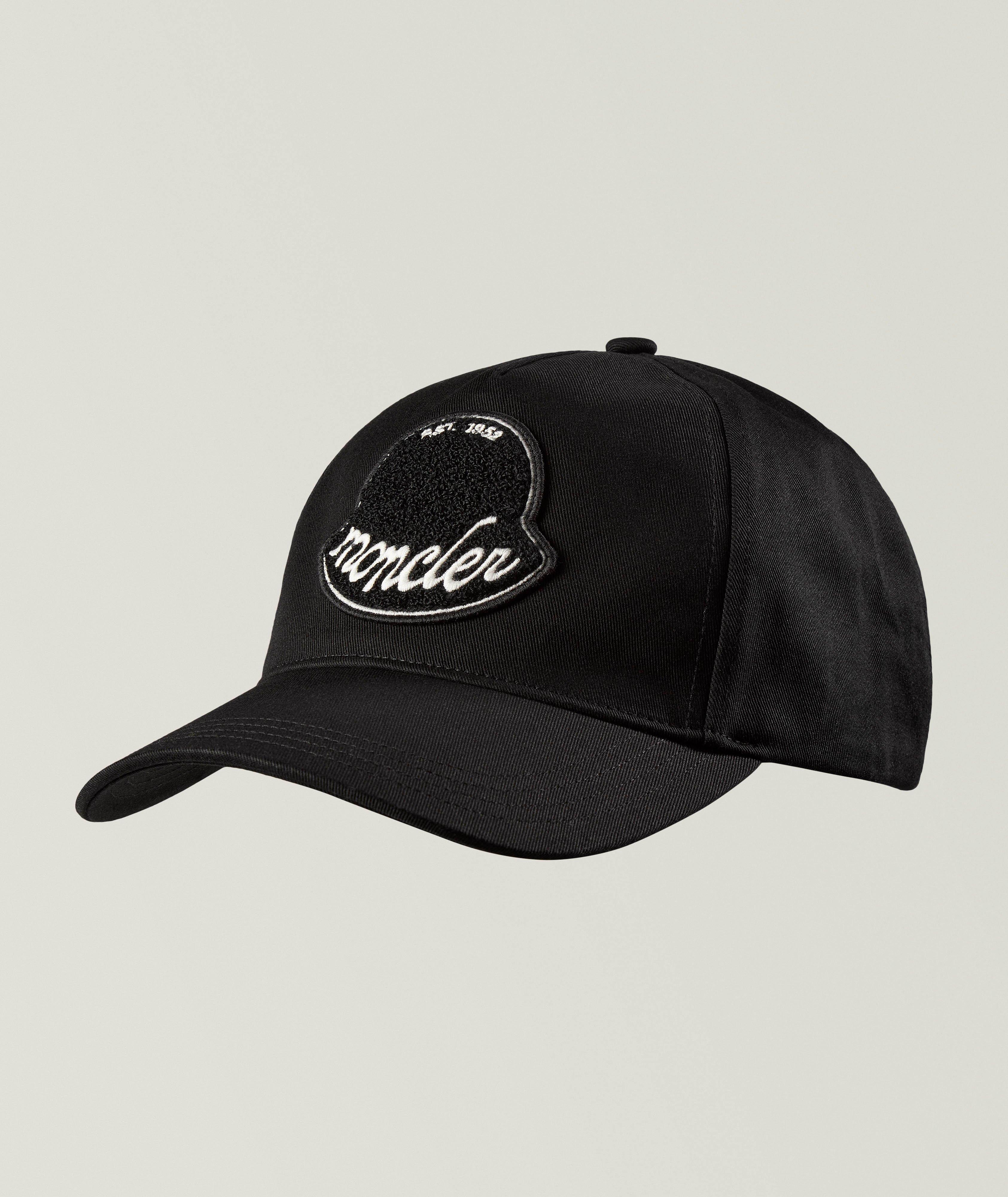 MON BLK CTTN PRNT BBALL CAP image 0