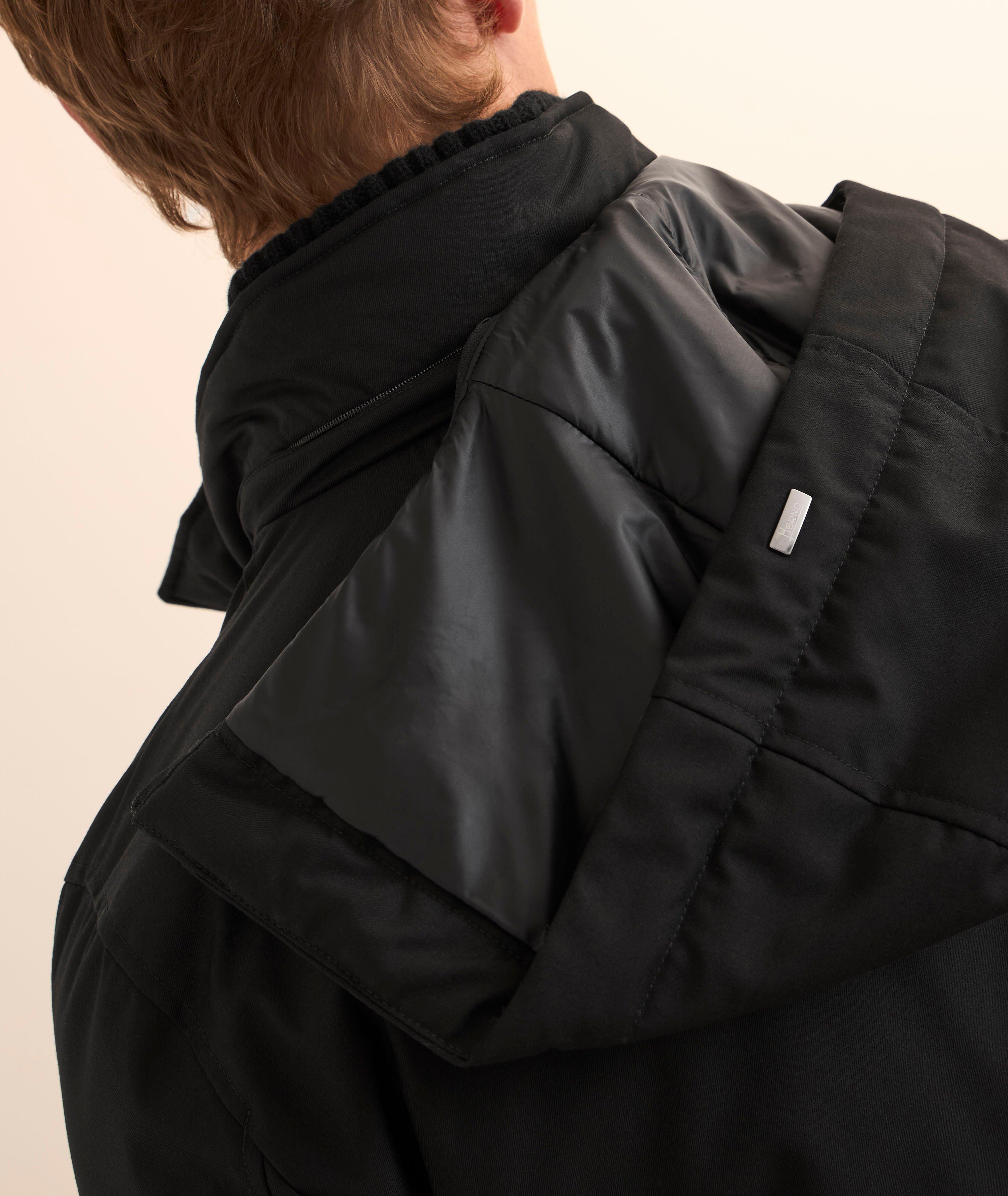 Parka matelassée en duvet avec capuche image 4