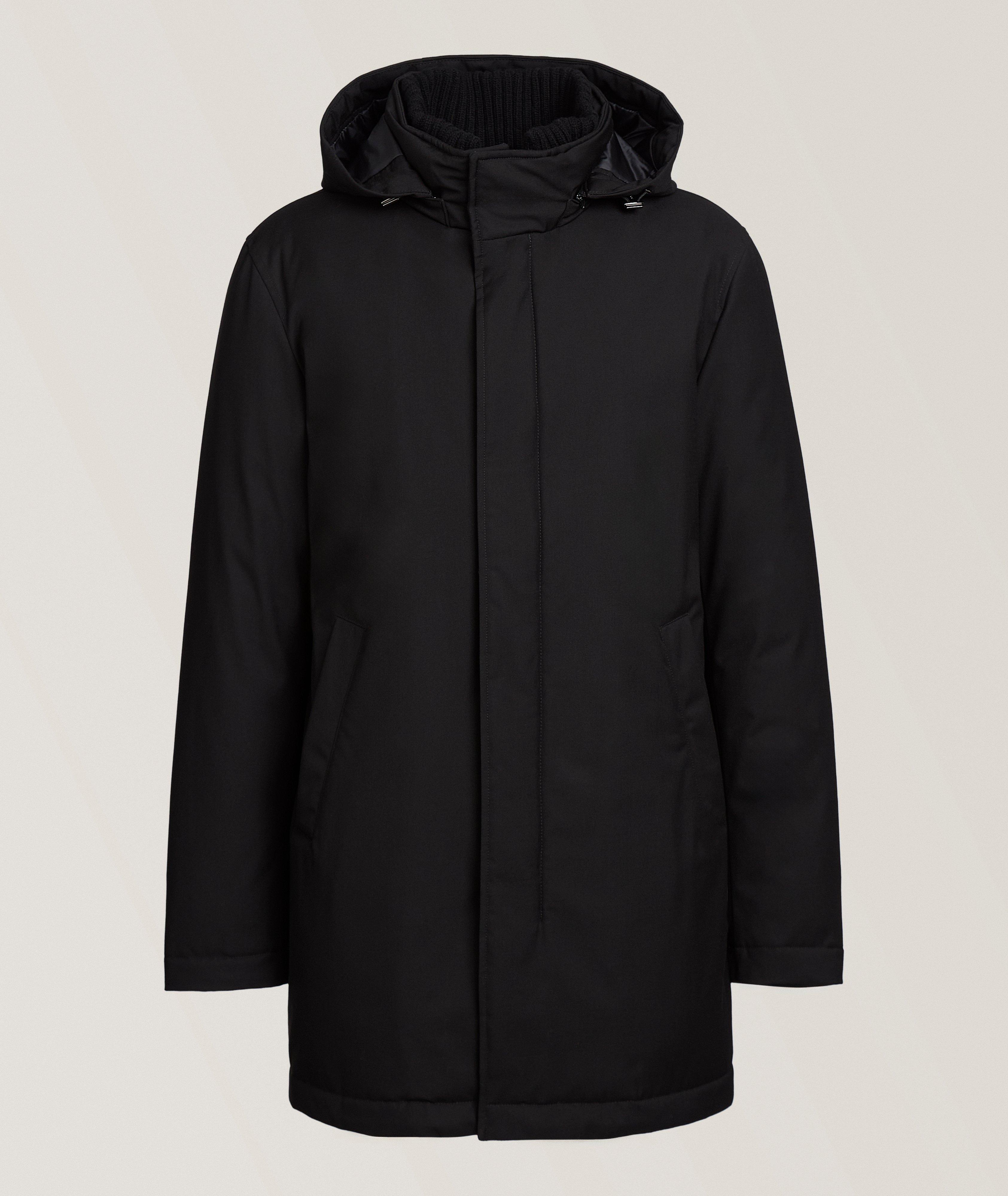 Parka matelassée en duvet avec capuche image 0