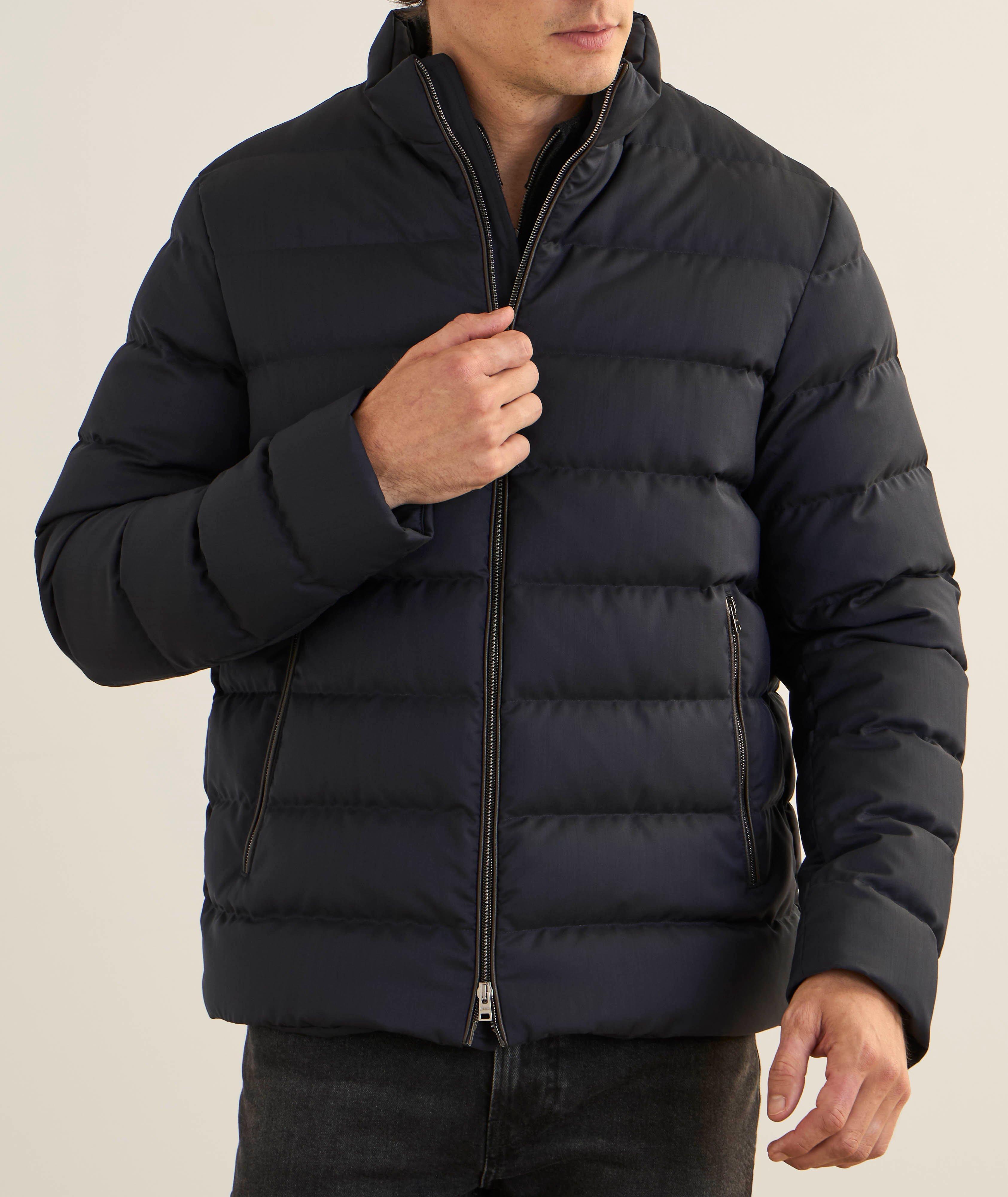 Blouson matelassé en duvet coupe classique image 1