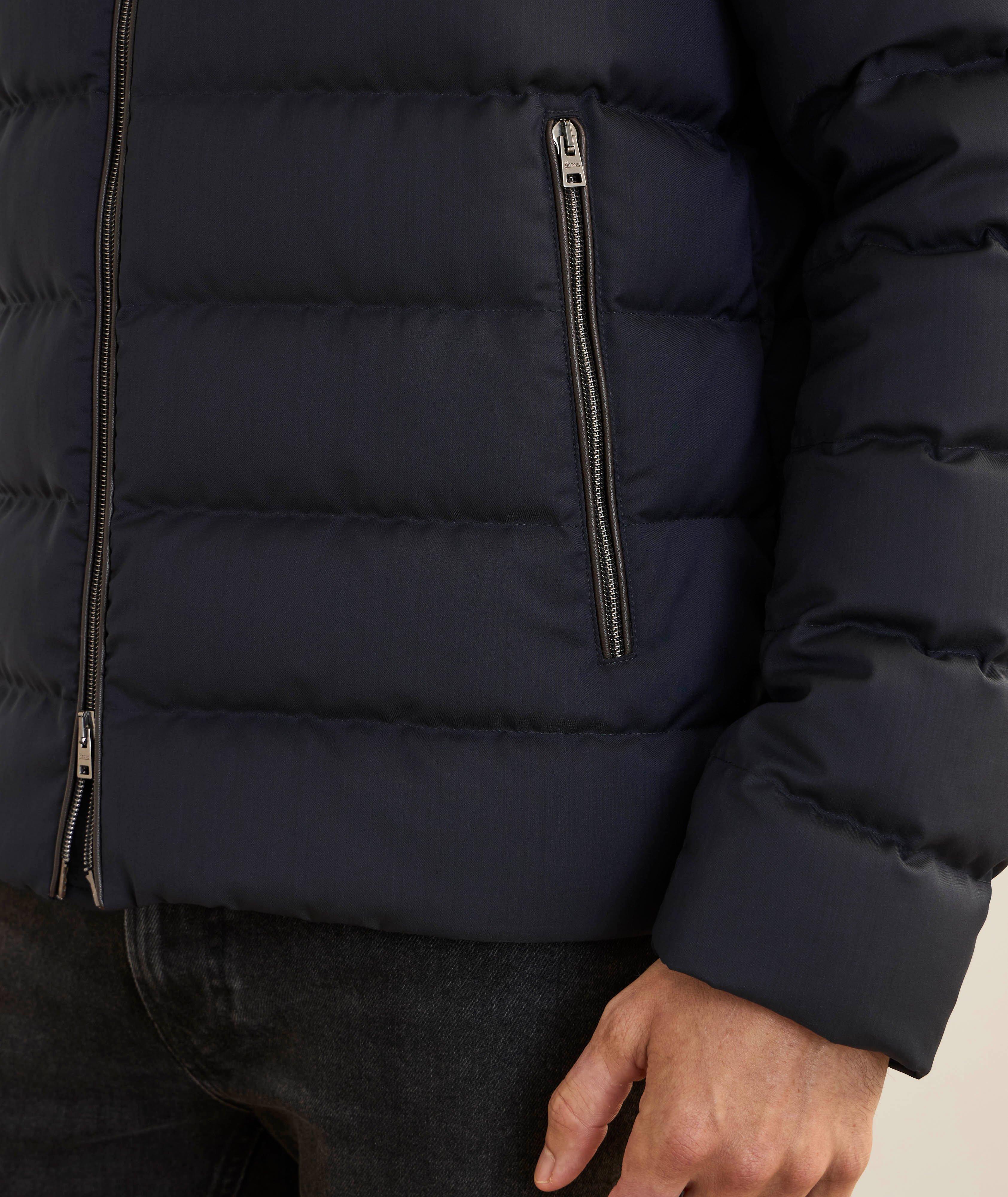Blouson matelassé en duvet coupe classique image 4