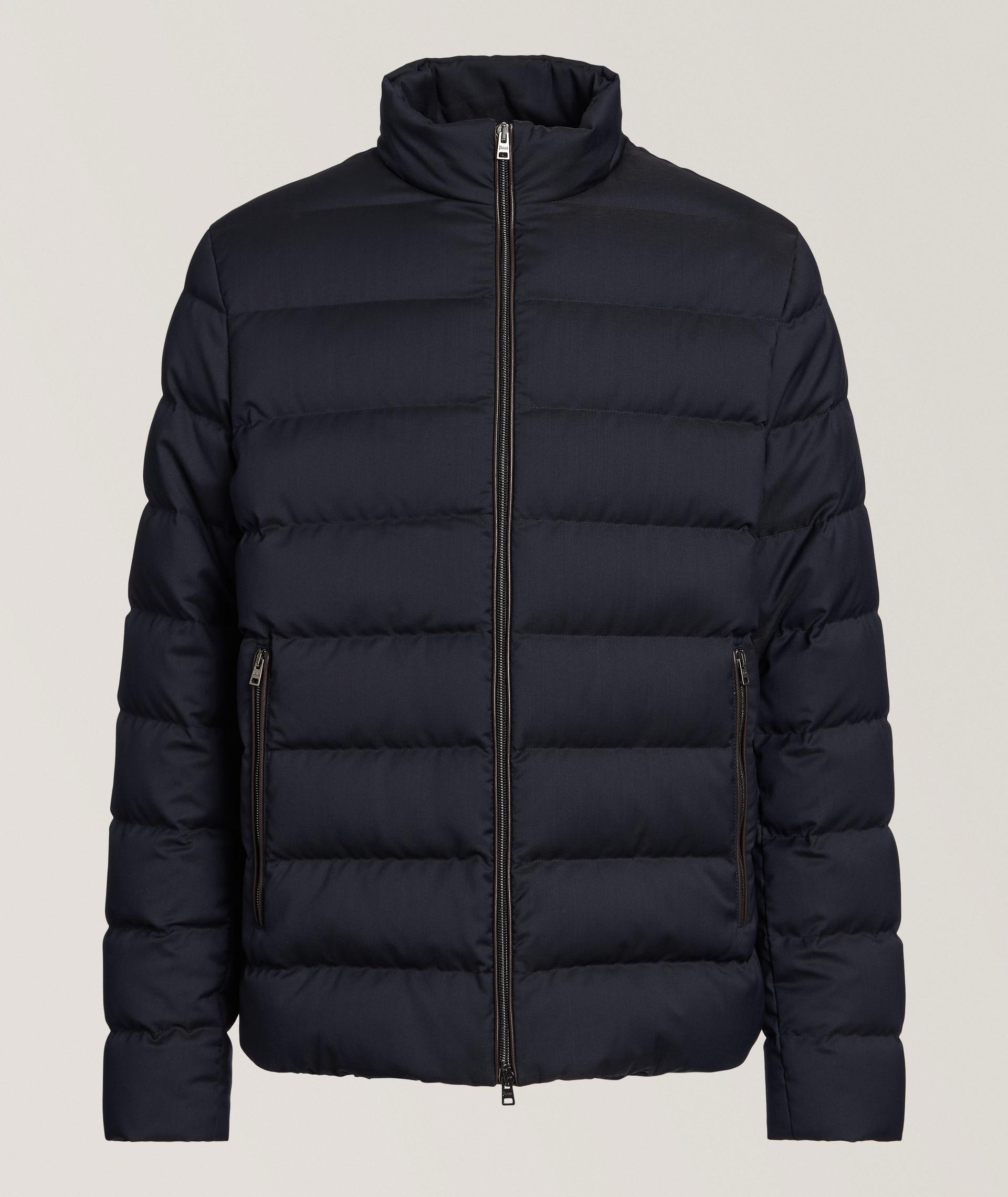 Blouson matelassé en duvet coupe classique image 0