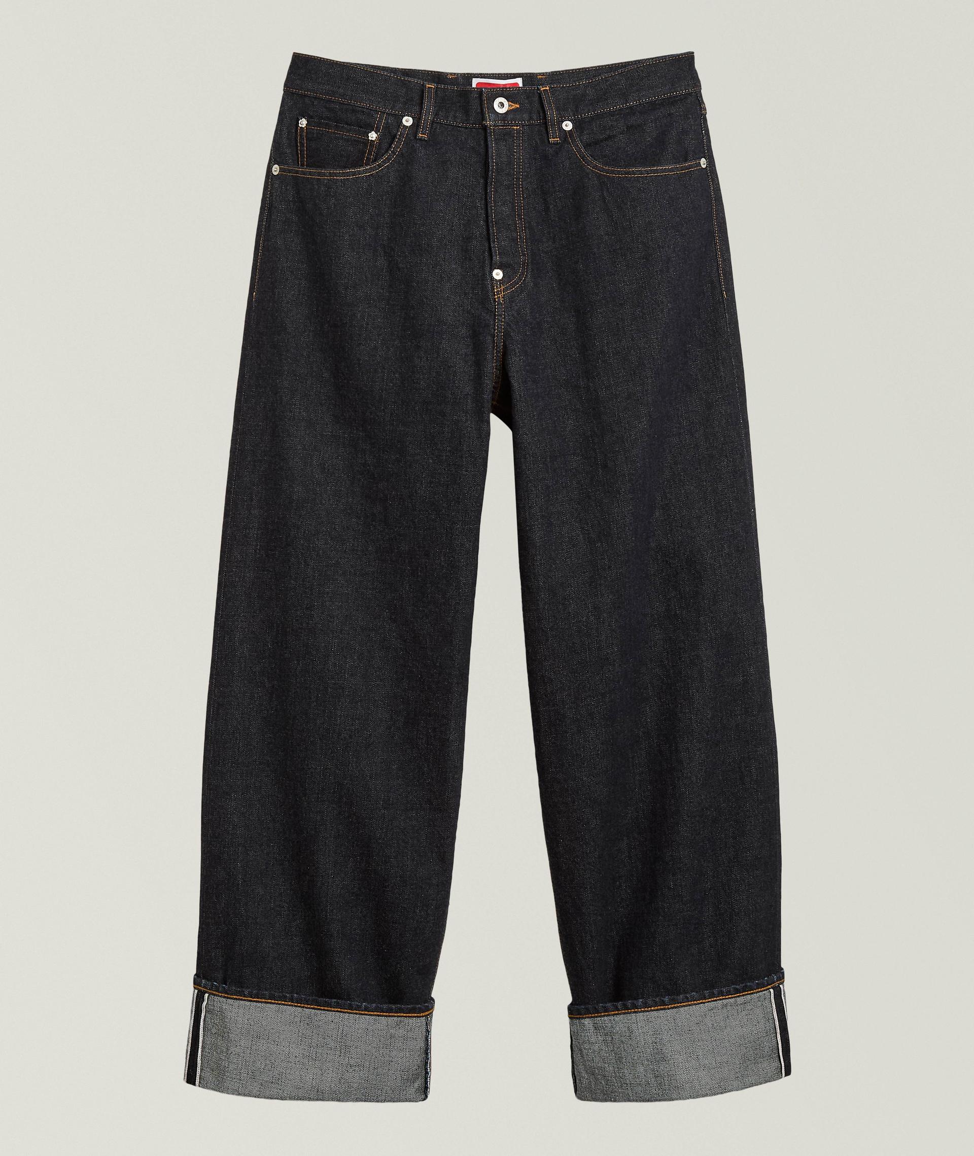 Loose-Fit Turn Up Jeans image 0