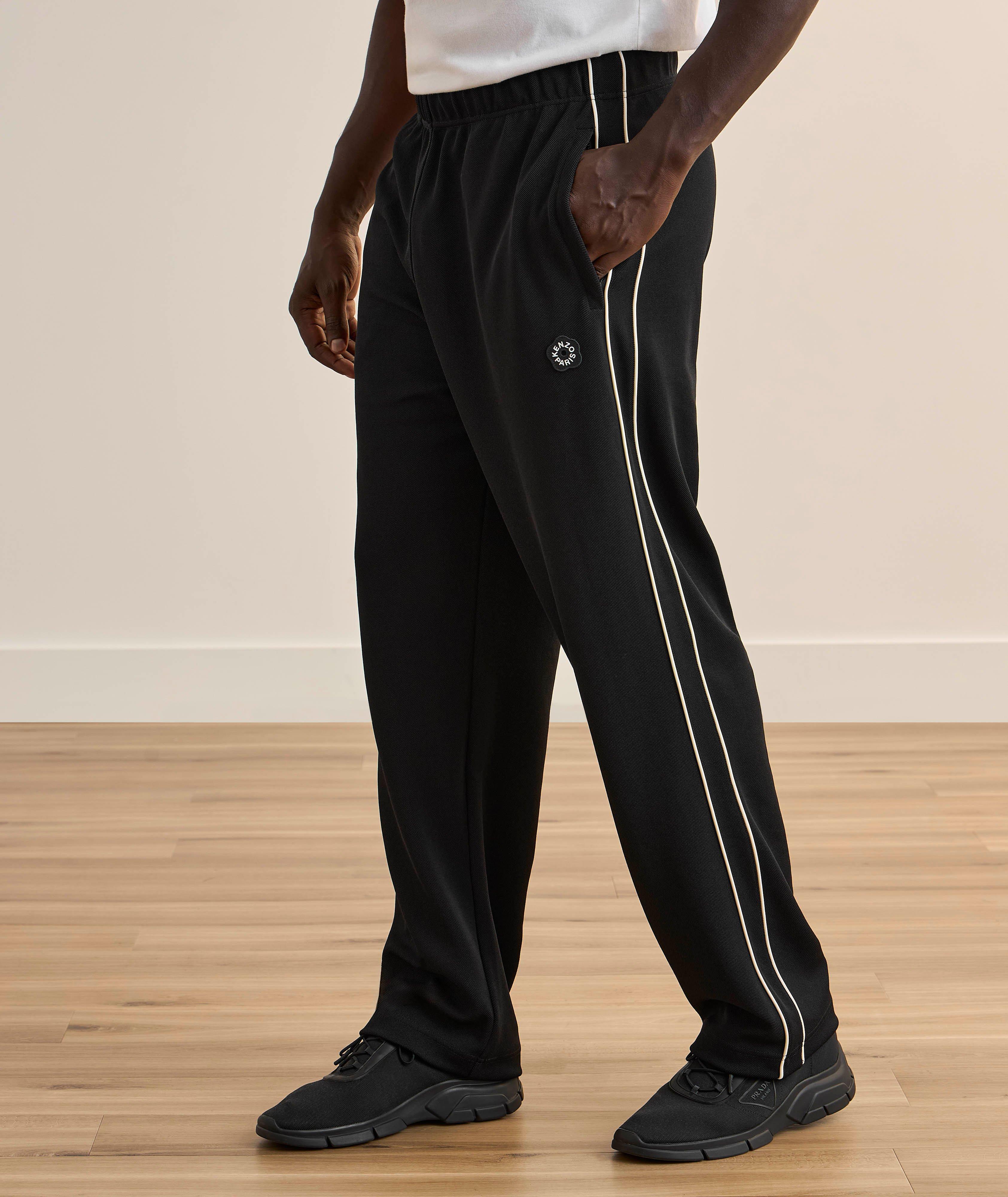 Pantalon sport avec emblème de fleur image 1