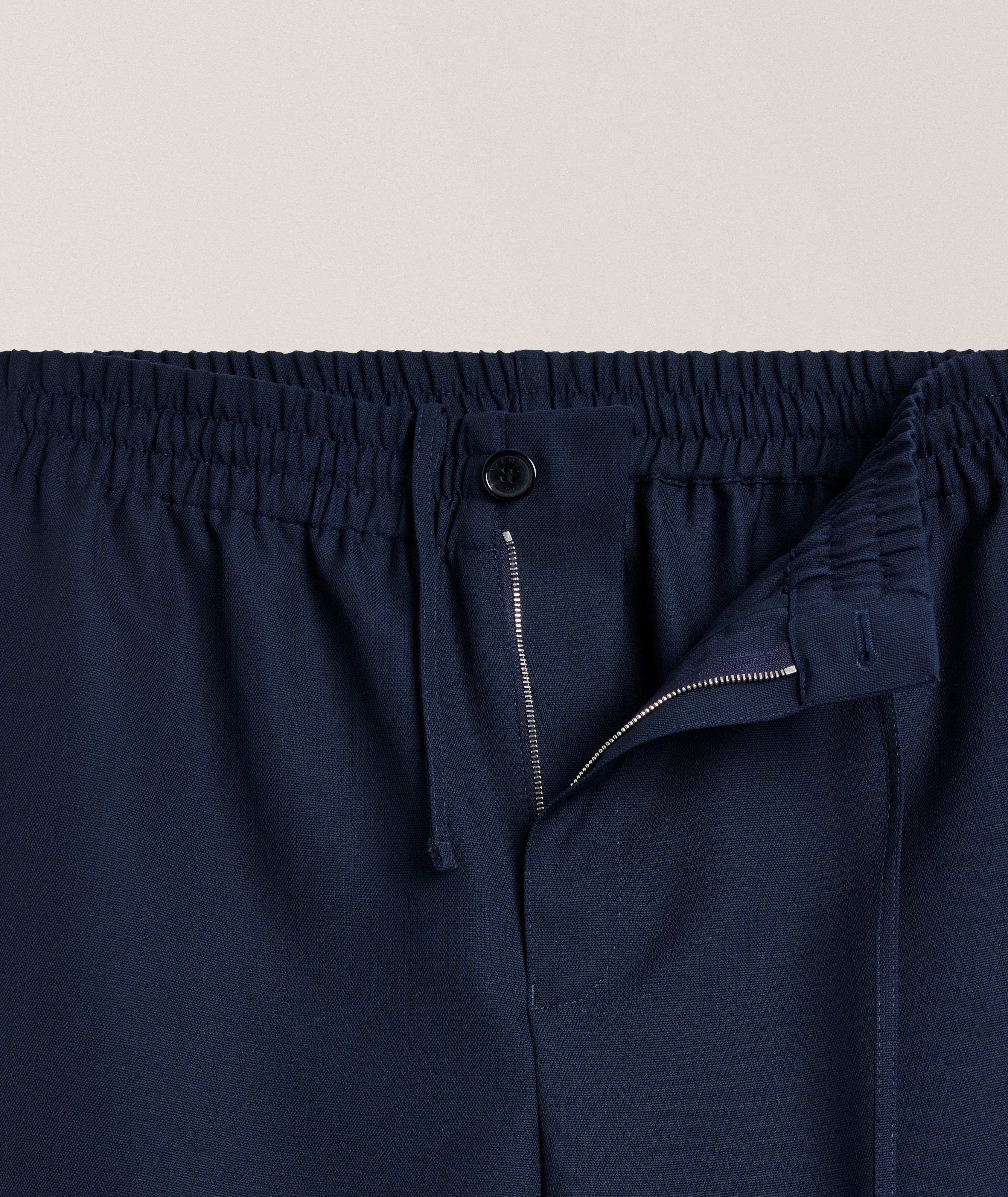 Pantalon cargo en laine vierge à jambes larges image 6