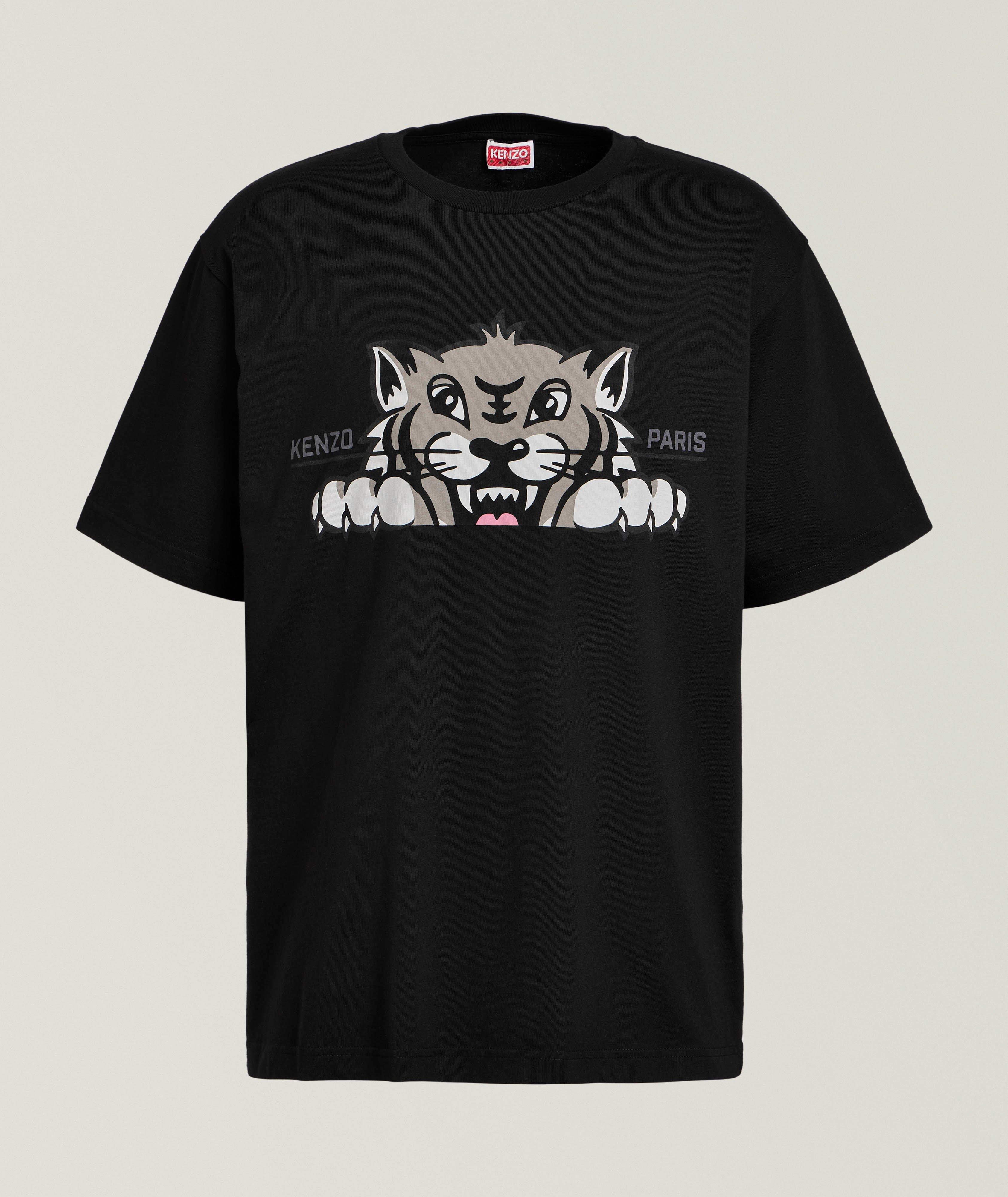 Happy Tiger Cotton T-Shirt image 0