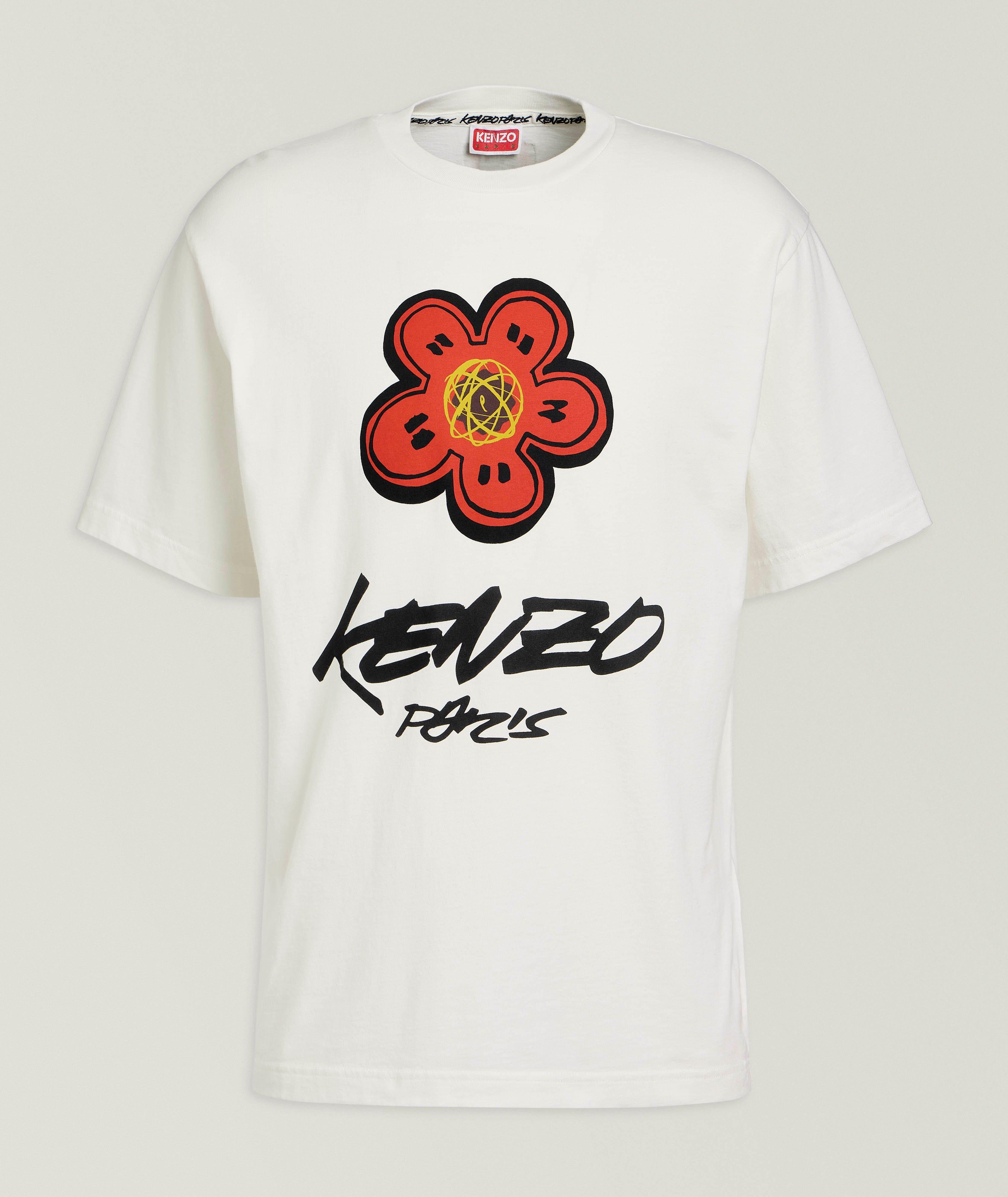Kenzo X Futura 2000 Boke Graffiti Logo T-Shirt