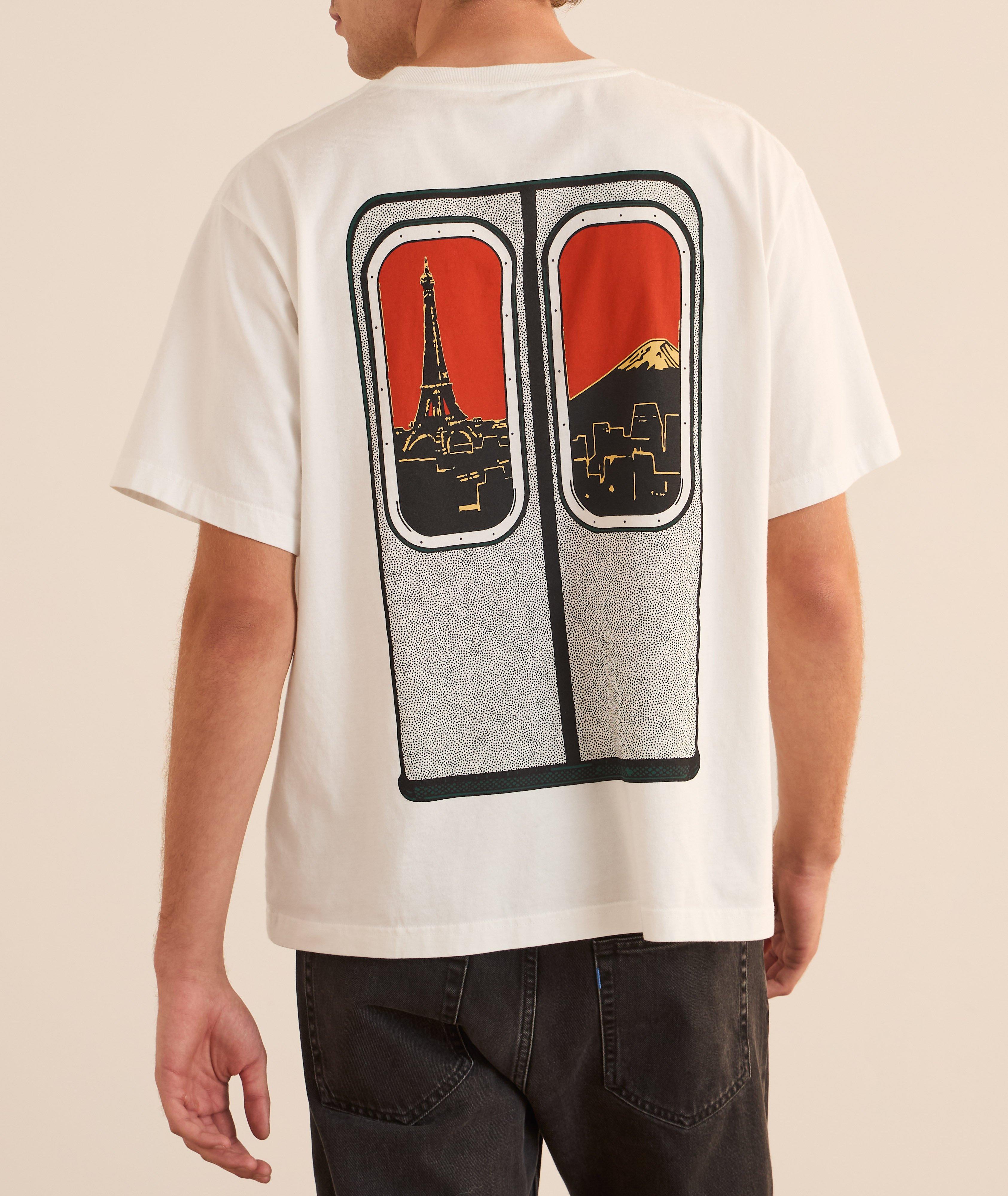 T-shirt graphique City en coton image 2