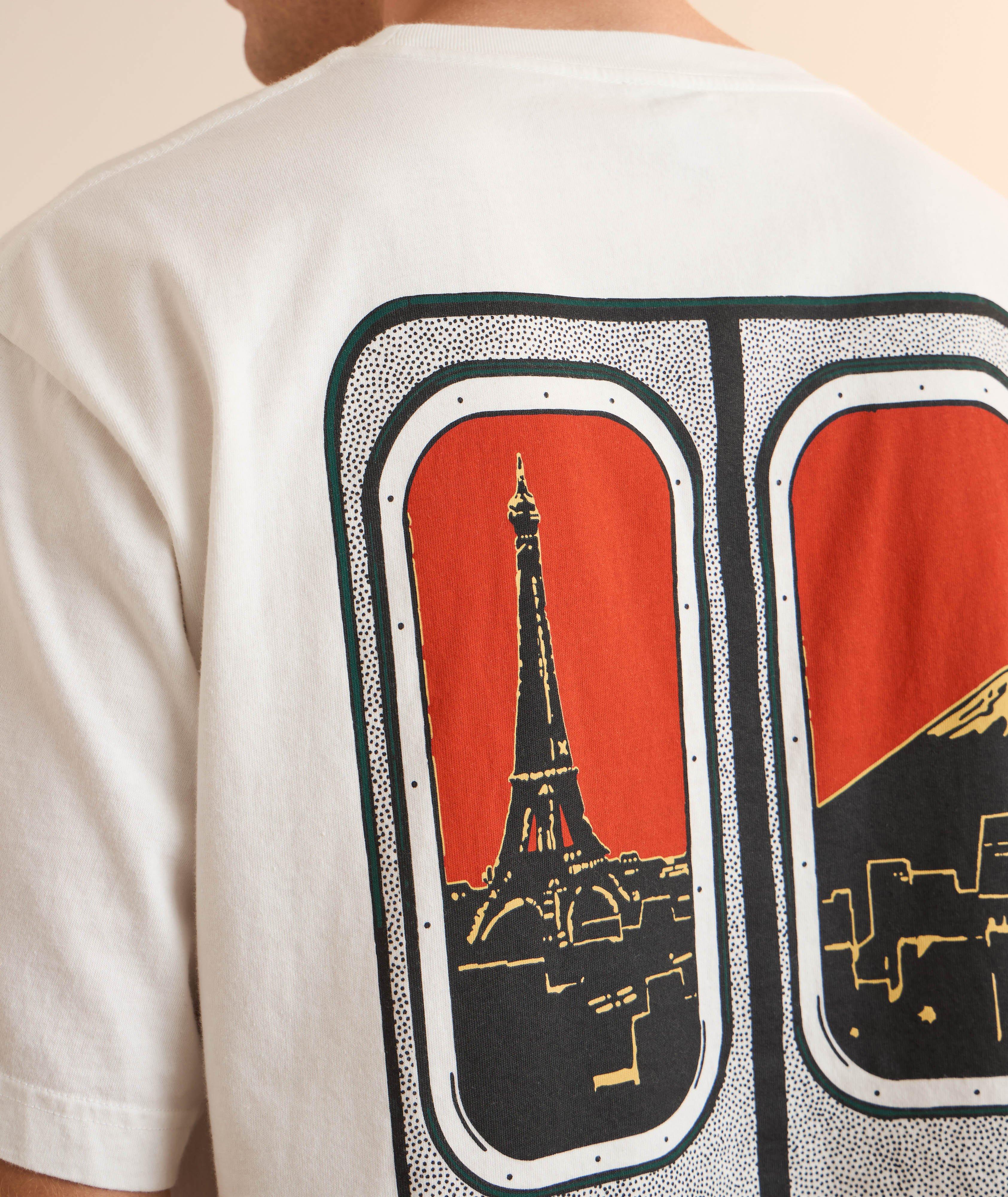 T-shirt graphique City en coton image 3