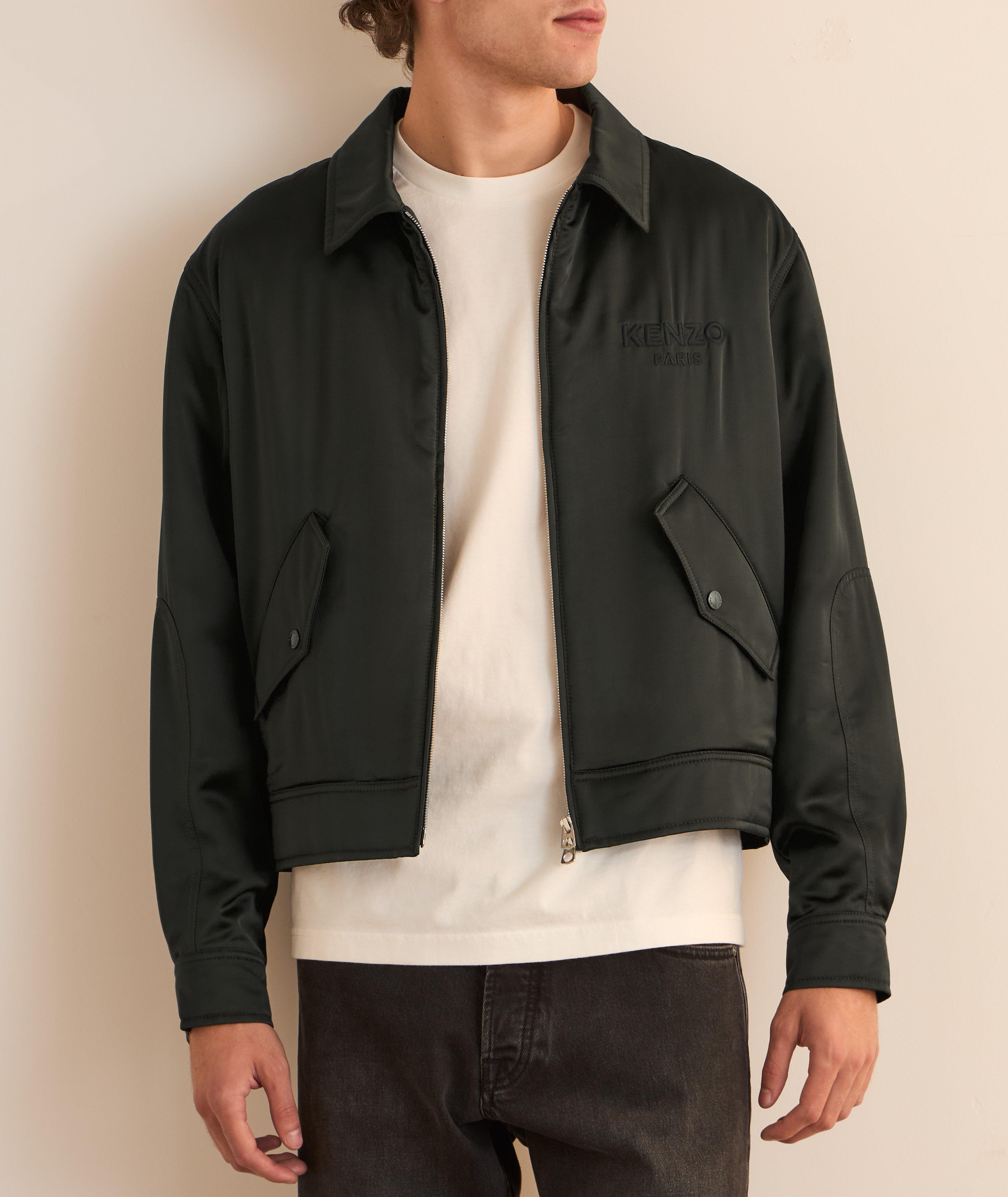 Boke Flower Padded Satin Jacket image 2