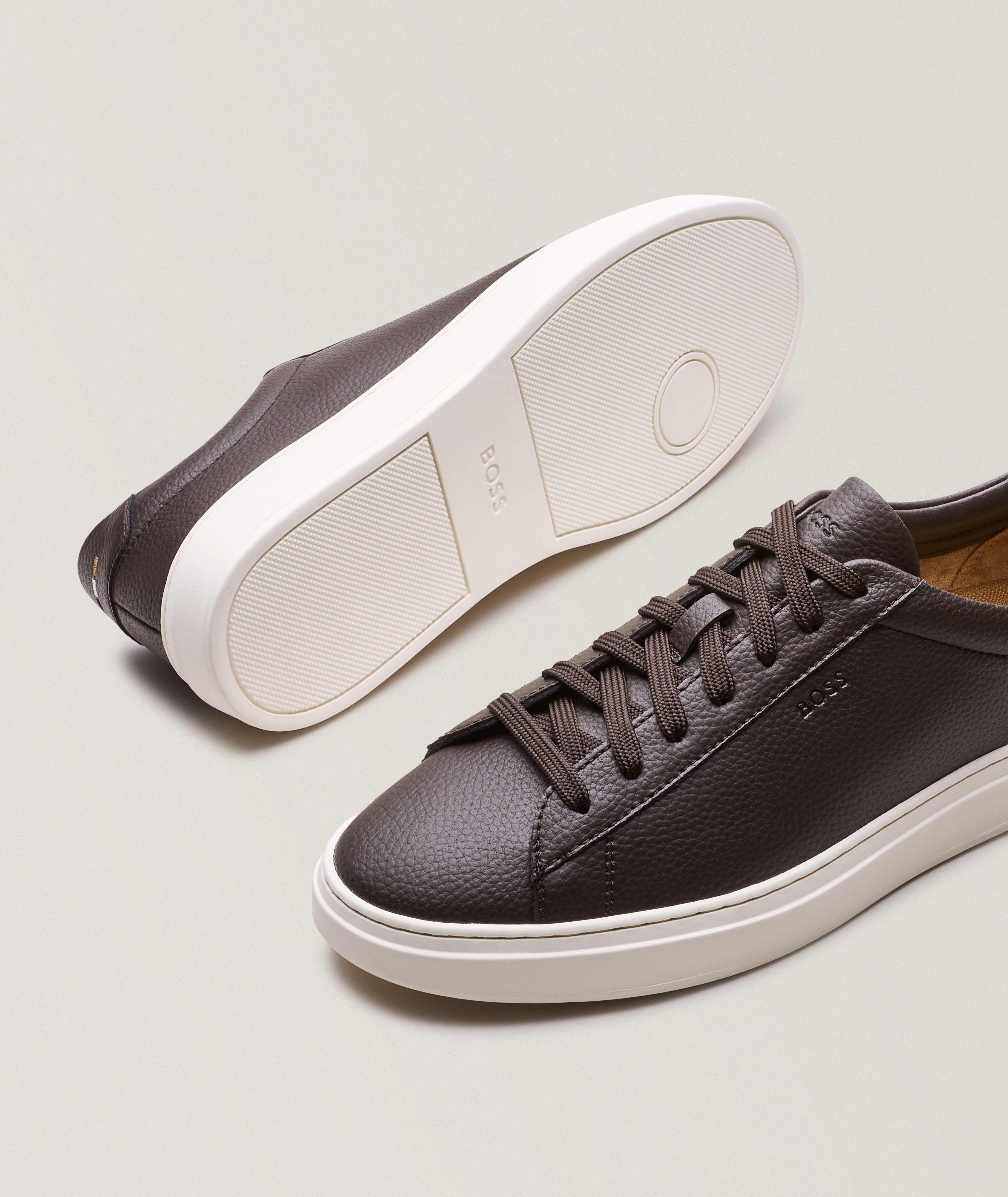 Kieran Leather Tennis Sneakers image 3