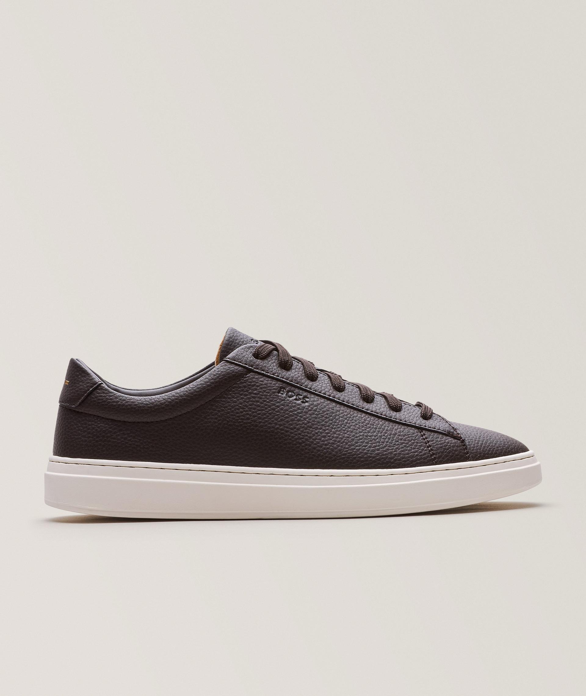 Kieran Leather Tennis Sneakers image 0