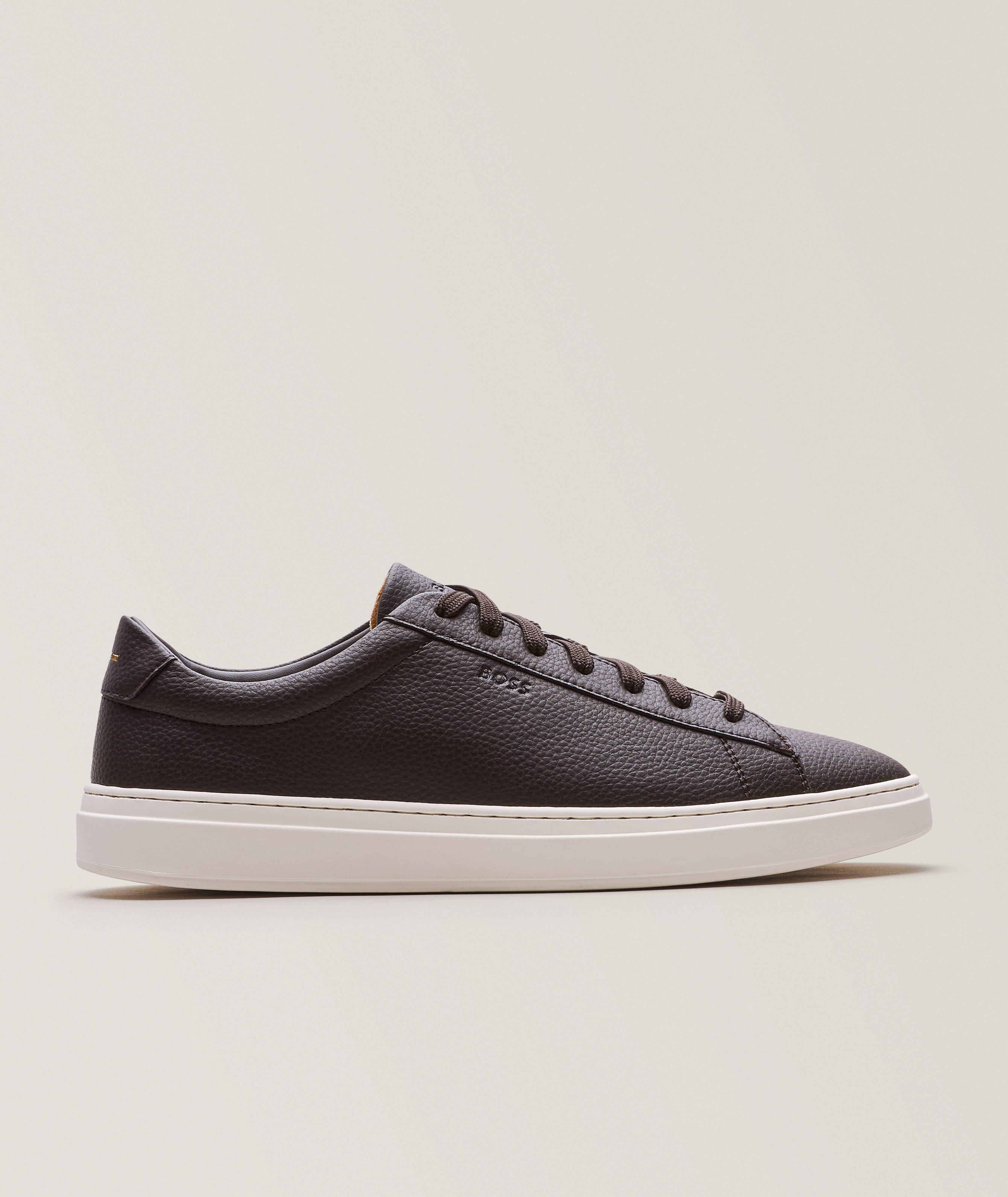 Kieran Leather Tennis Sneakers image 0