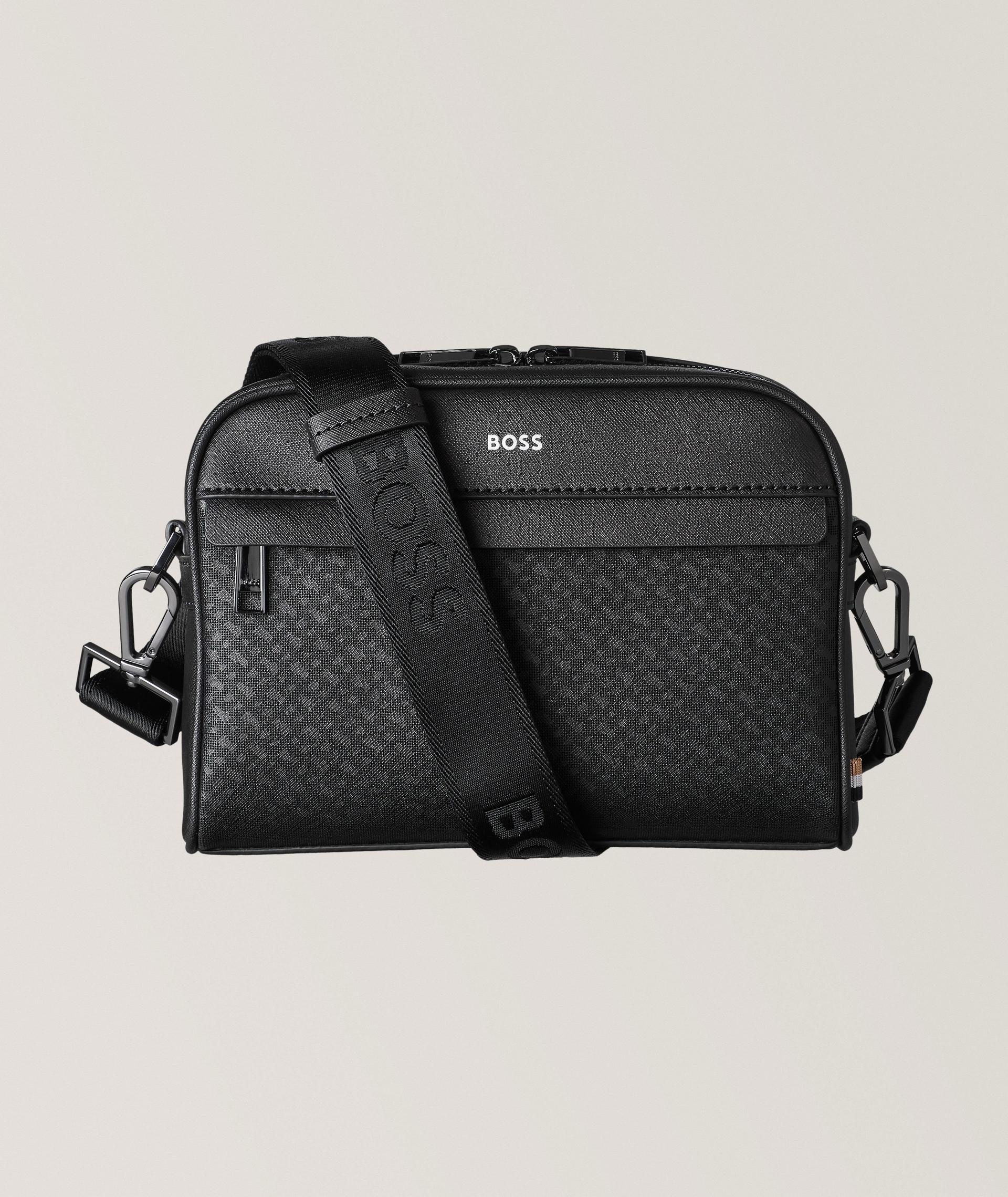 Sac à bandoulière en cuir monogrammé Zair image 0