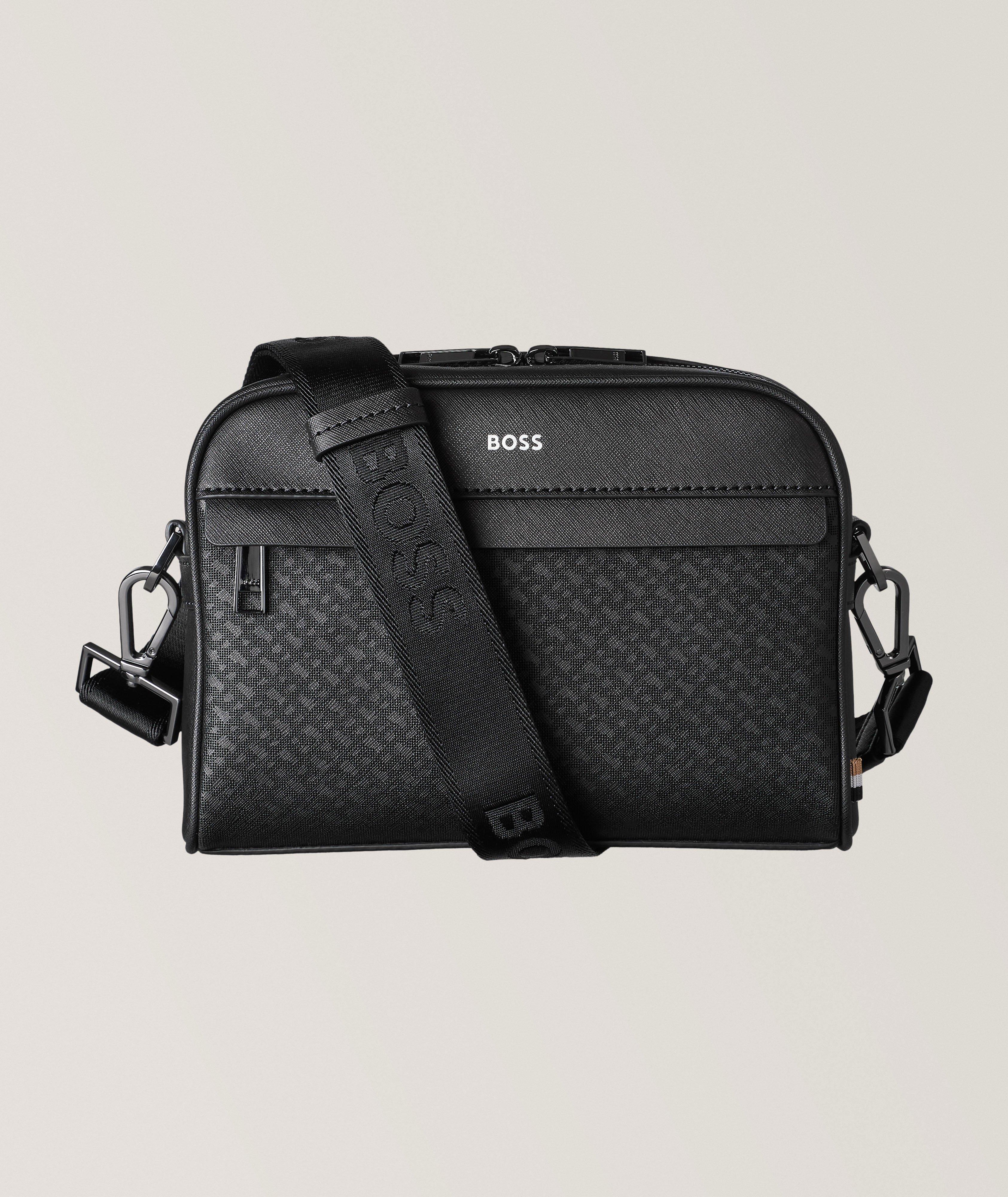 Sac à bandoulière en cuir monogrammé Zair image 0