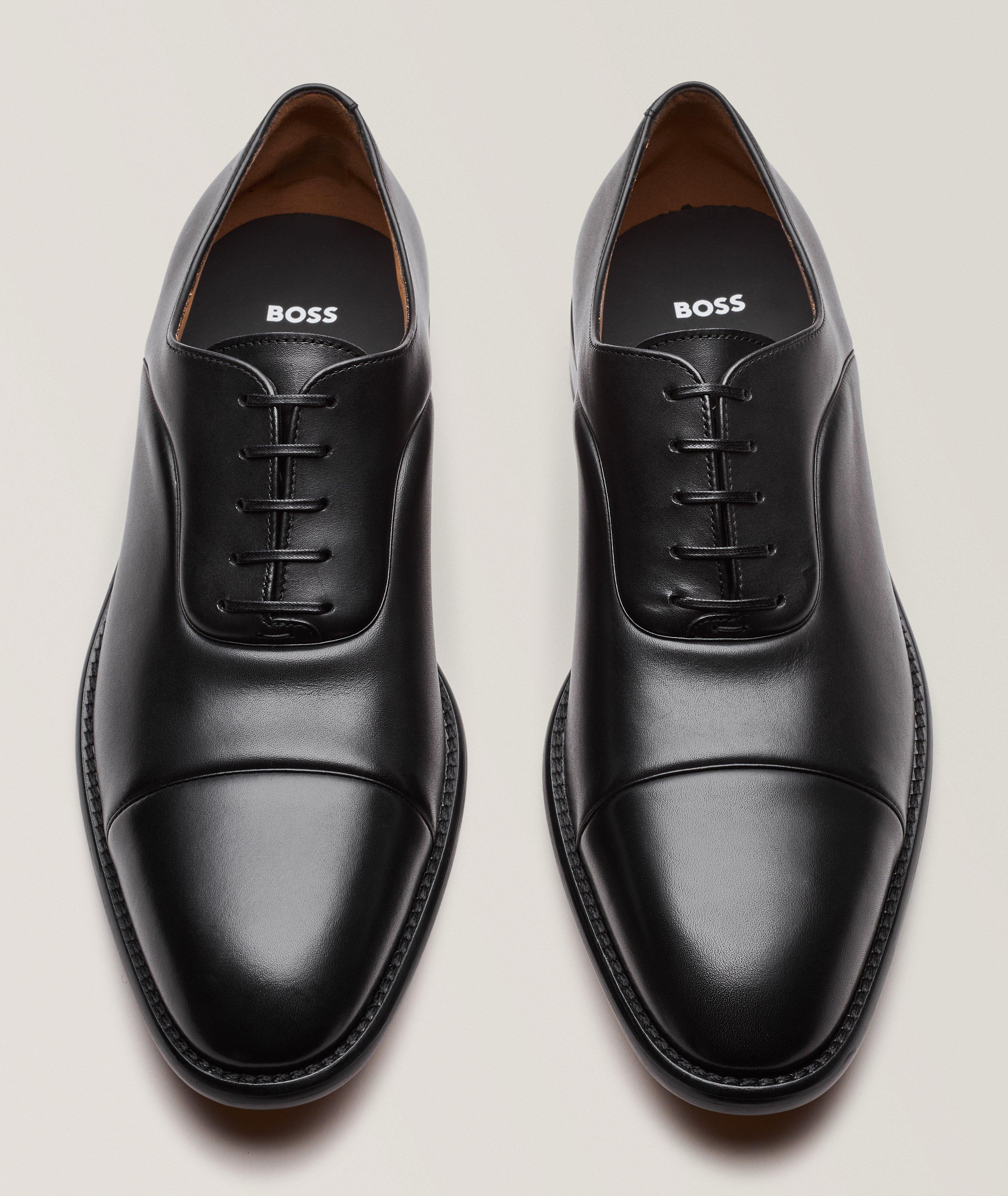 Derrek Oxfords à bout en cuir image 1