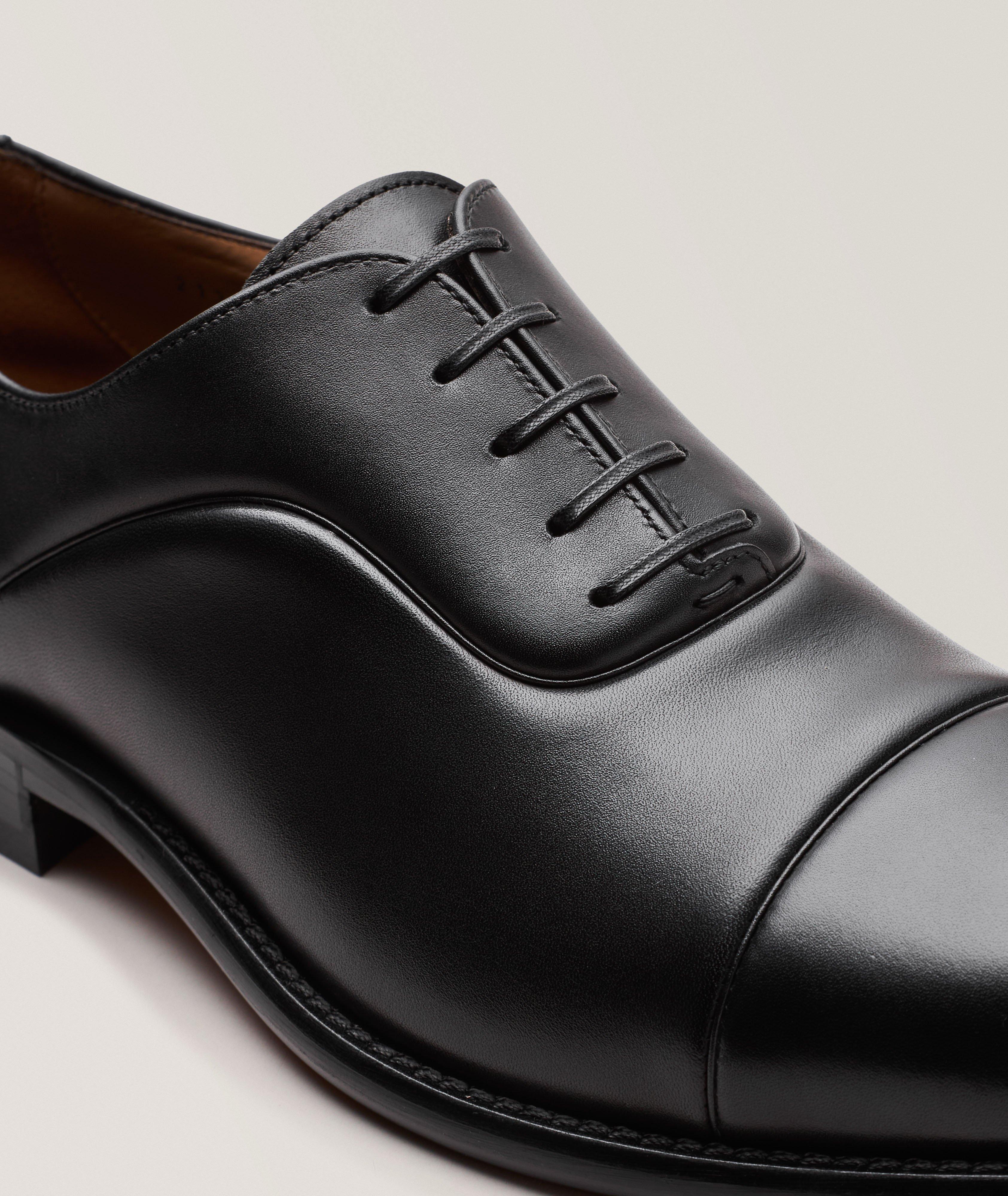 Derrek Oxfords à bout en cuir image 2