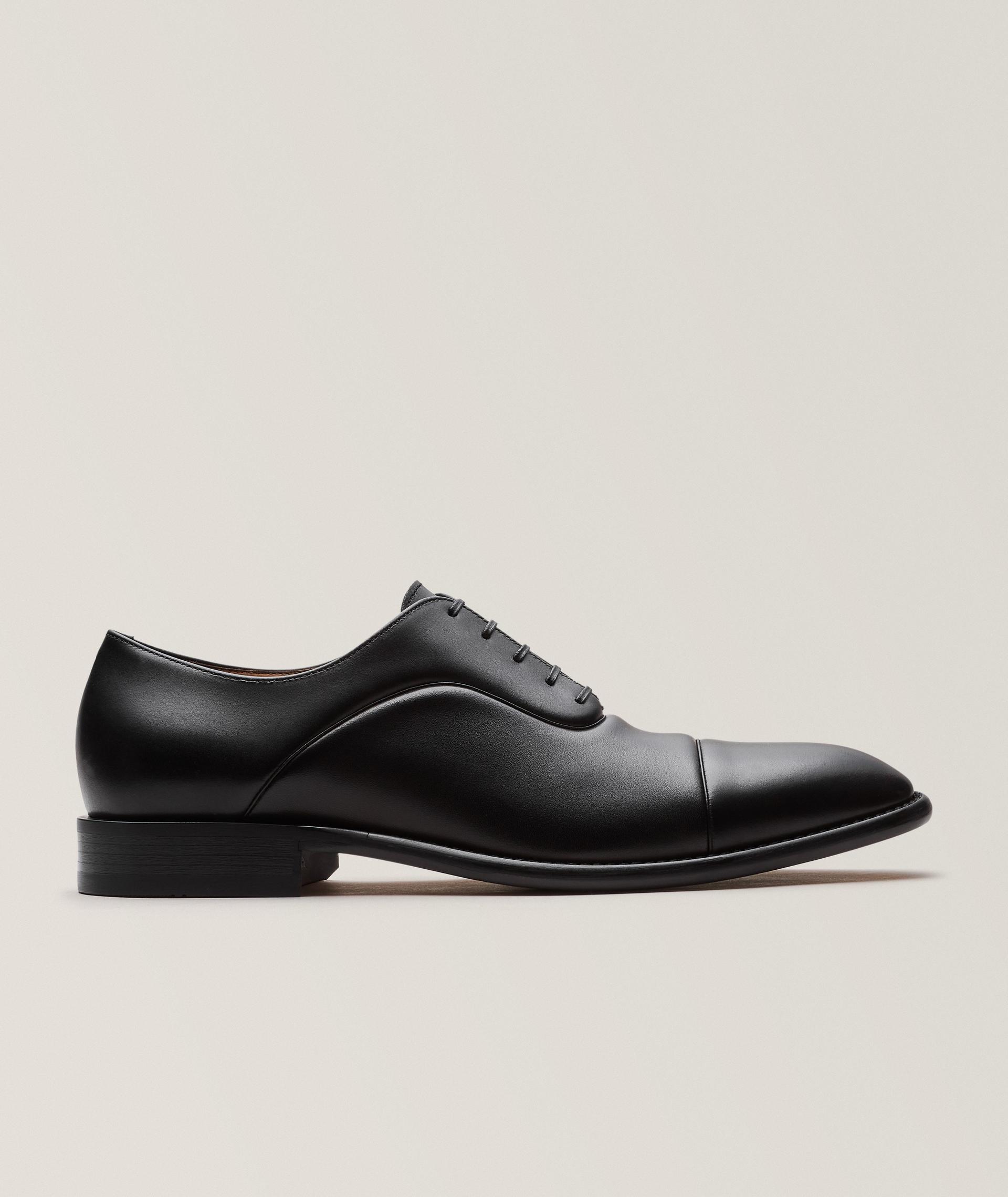 Derrek Oxfords à bout en cuir image 0
