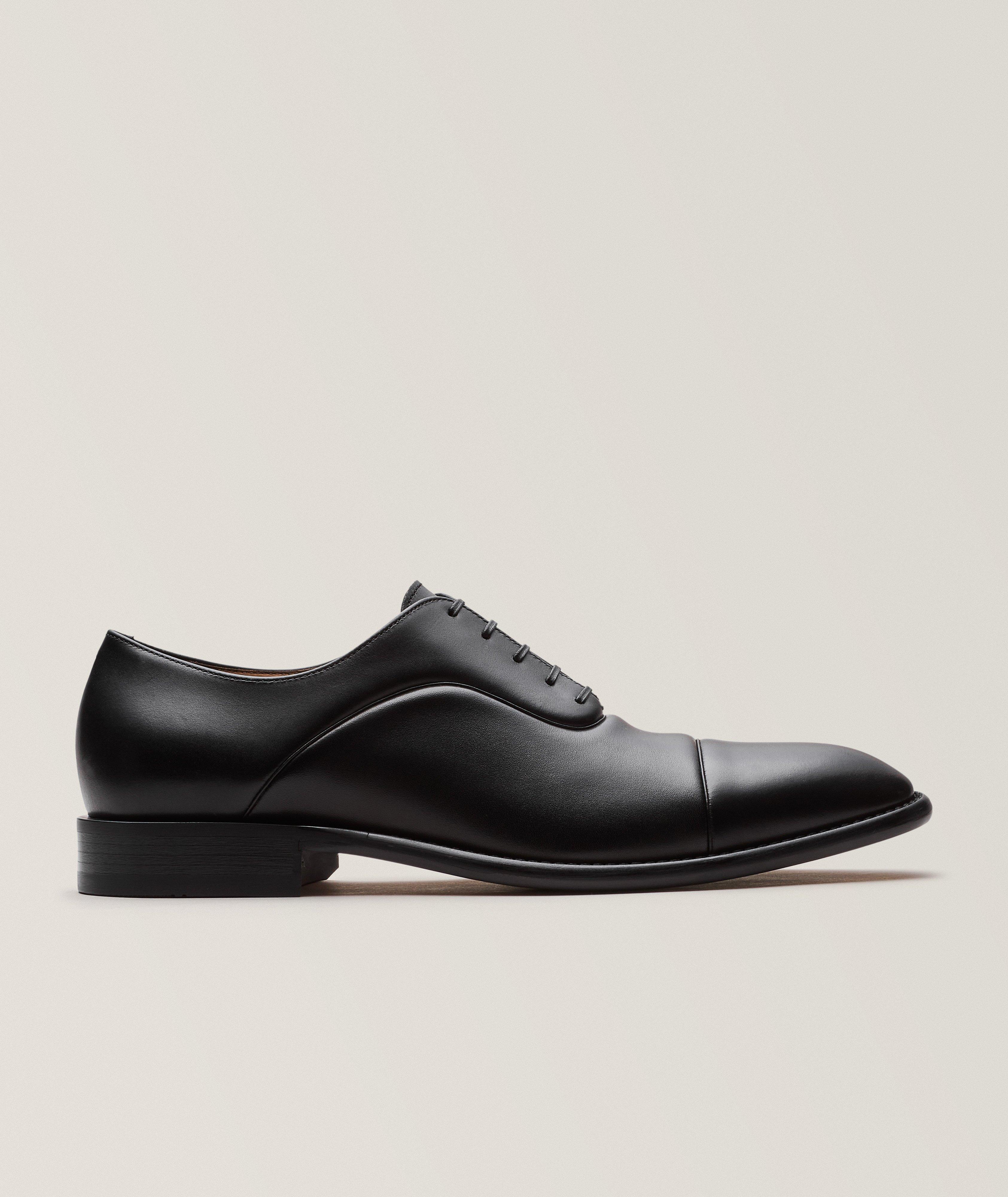 Derrek Oxfords à bout en cuir image 0