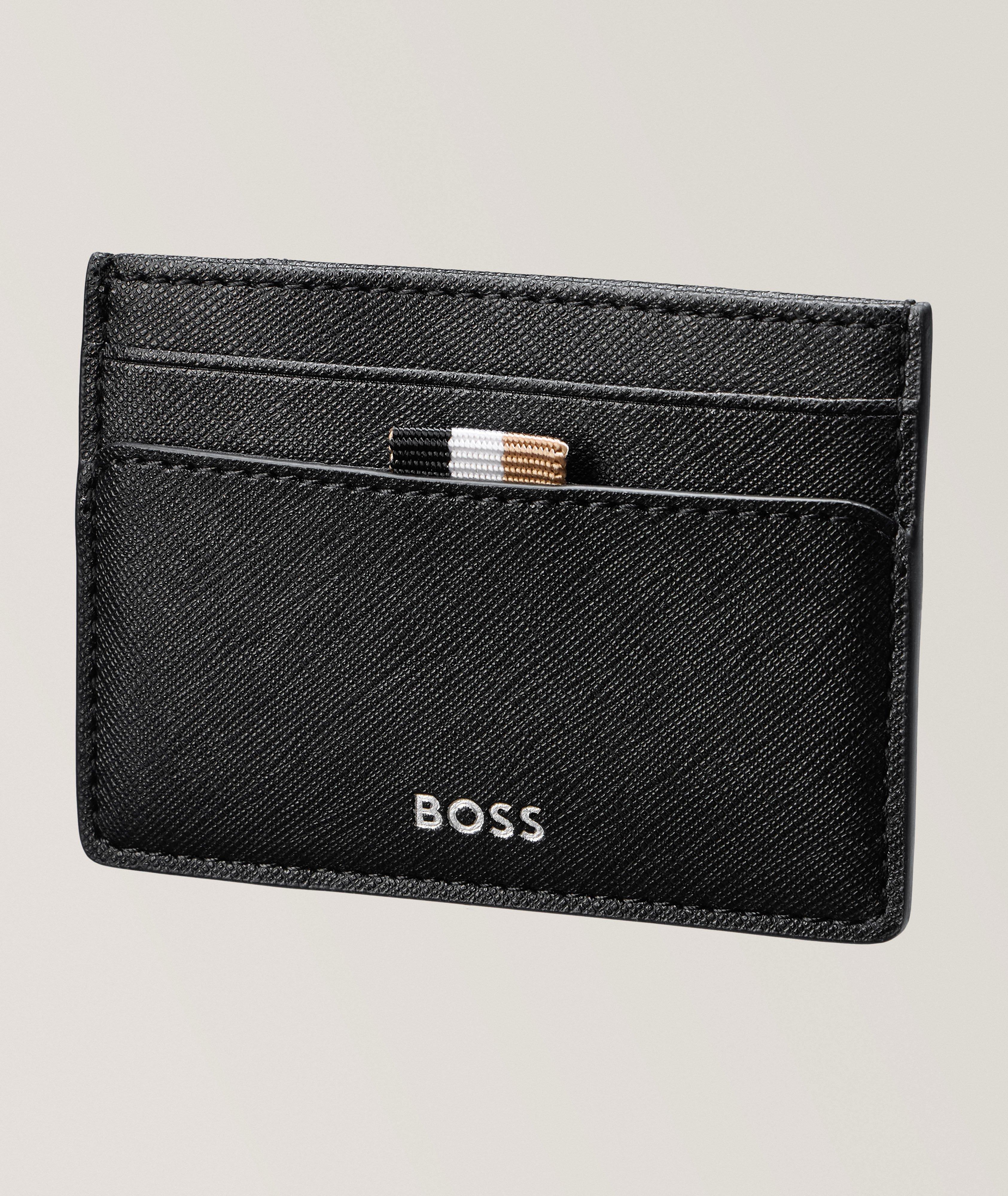 Zair Saffiano Leather Card Holder Money Clip image 0