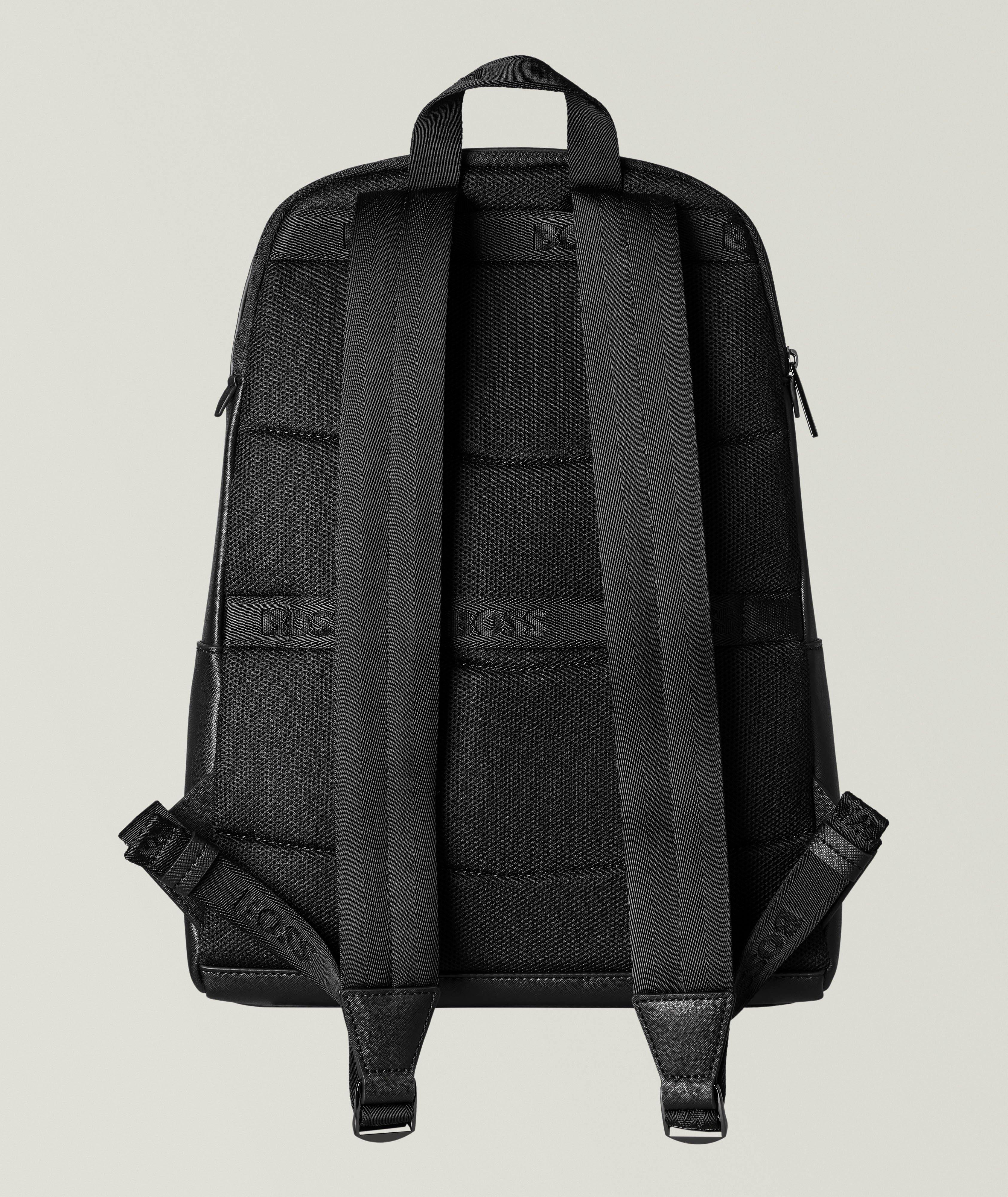Zair Leather Monogram Backpack image 1