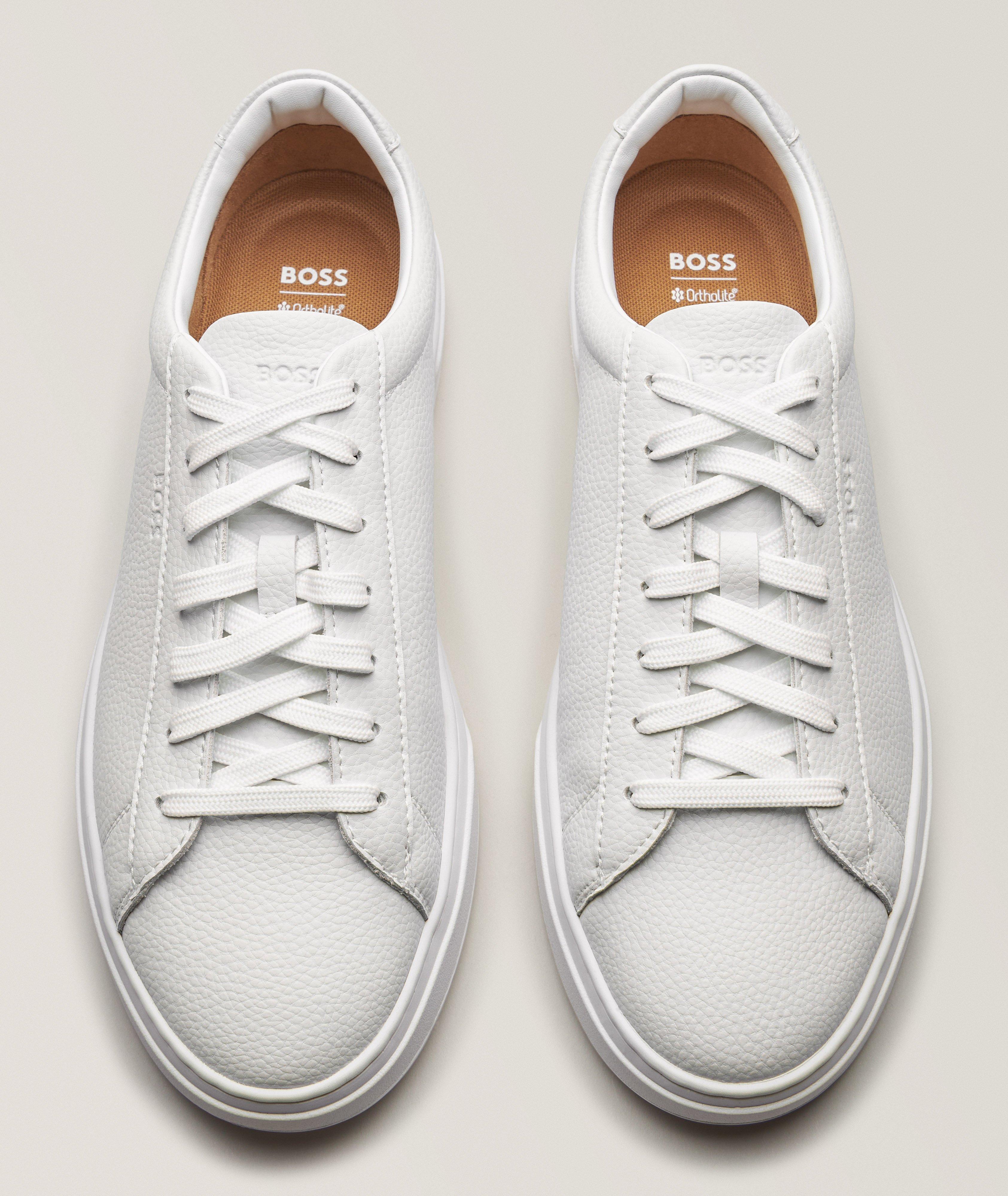 Kieran Leather Tennis Sneakers image 1