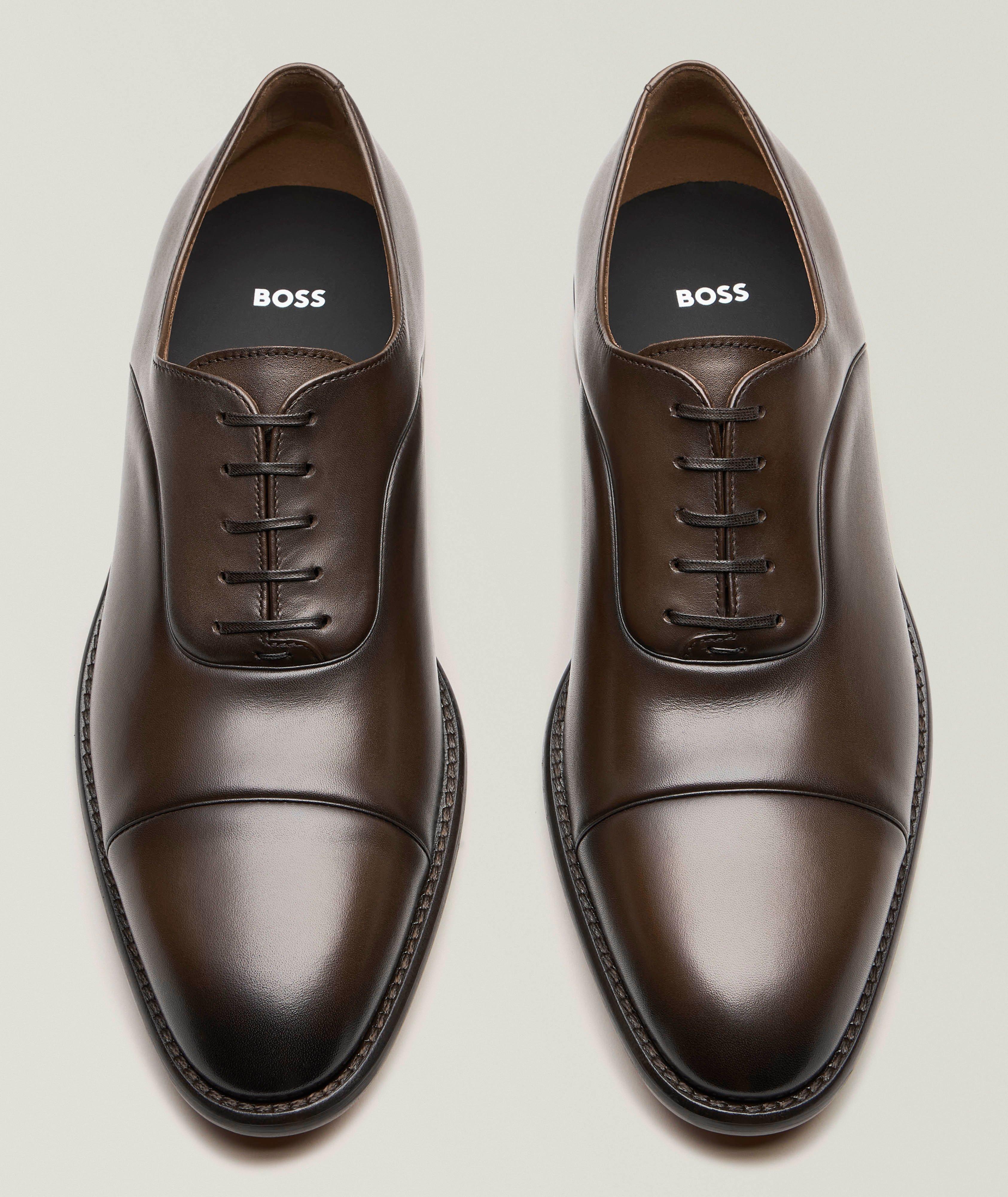 Derrek Leather Cap-Toe Oxfords image 1