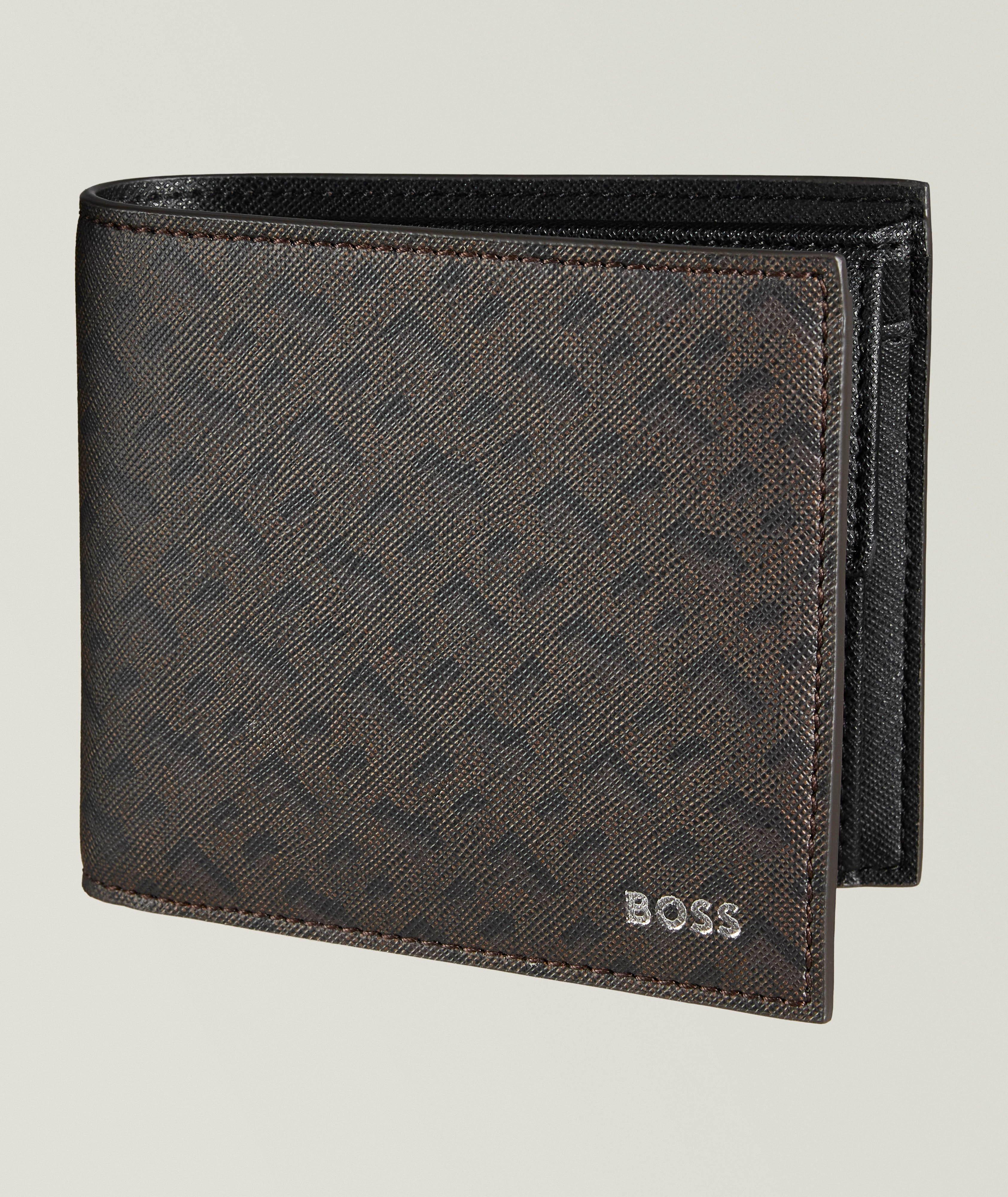 Zair Saffiano Leather Monogram Bifold Wallet image 0