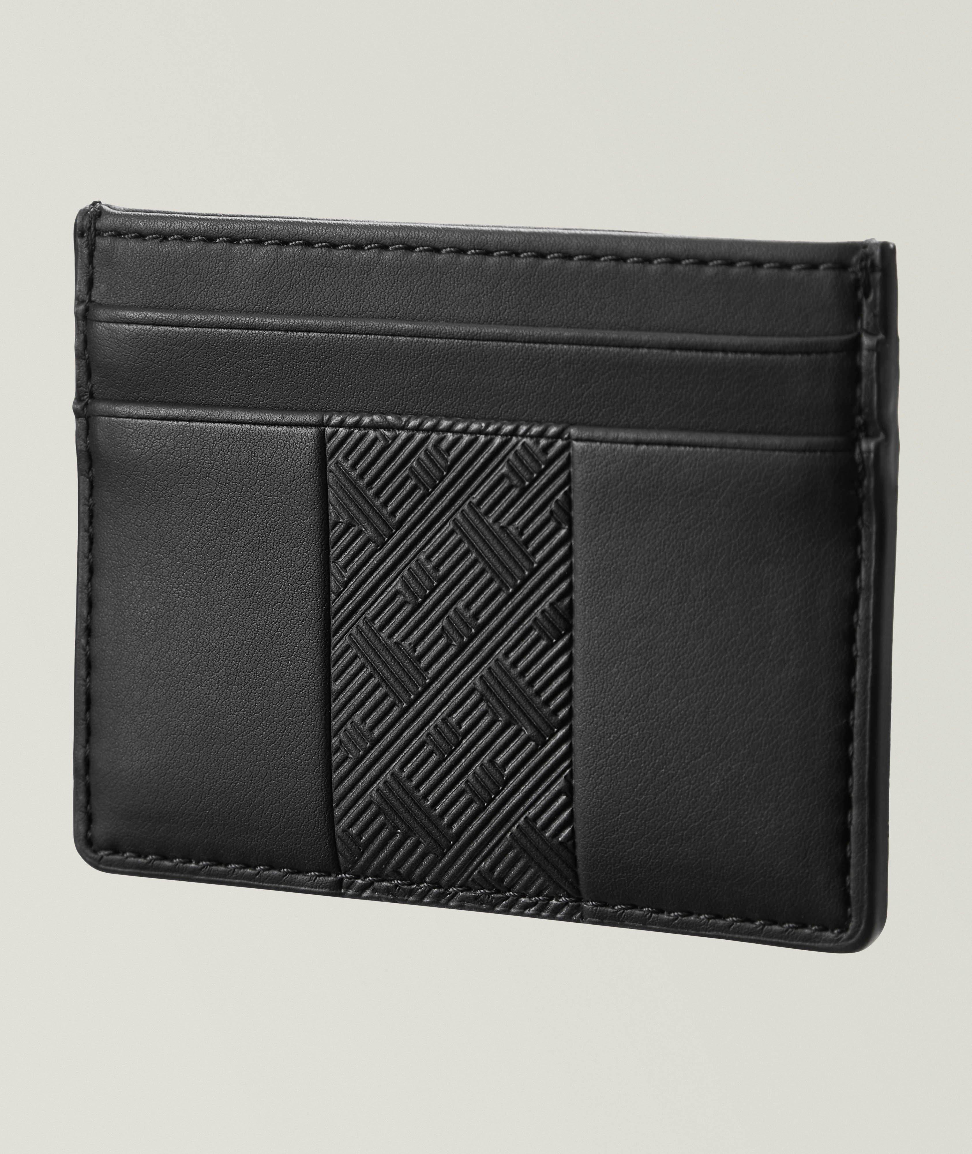 Porte-cartes Ray en similicuir à rayure monogrammée image 0