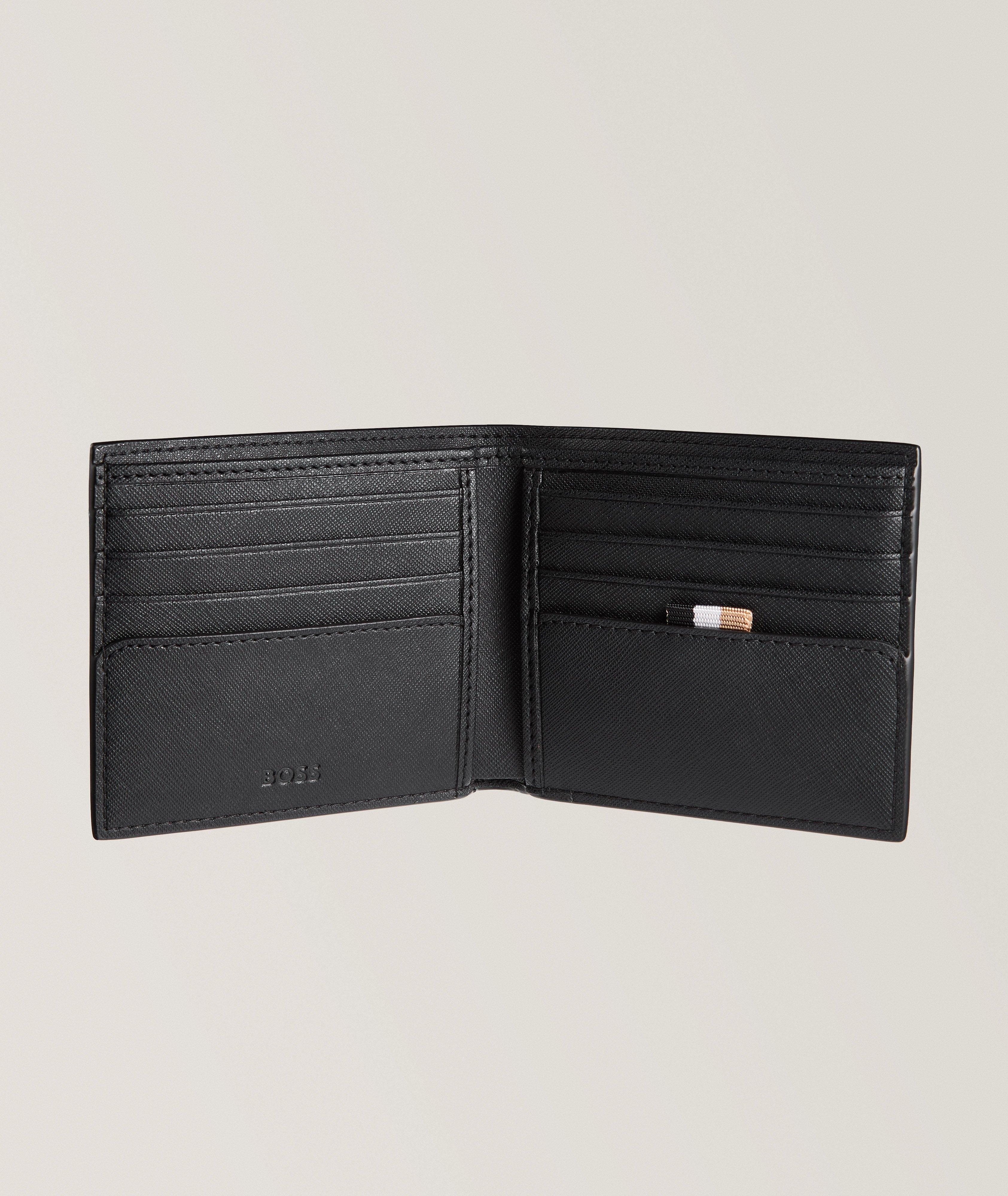 Portefeuille bifold Zair en cuir Saffiano image 1