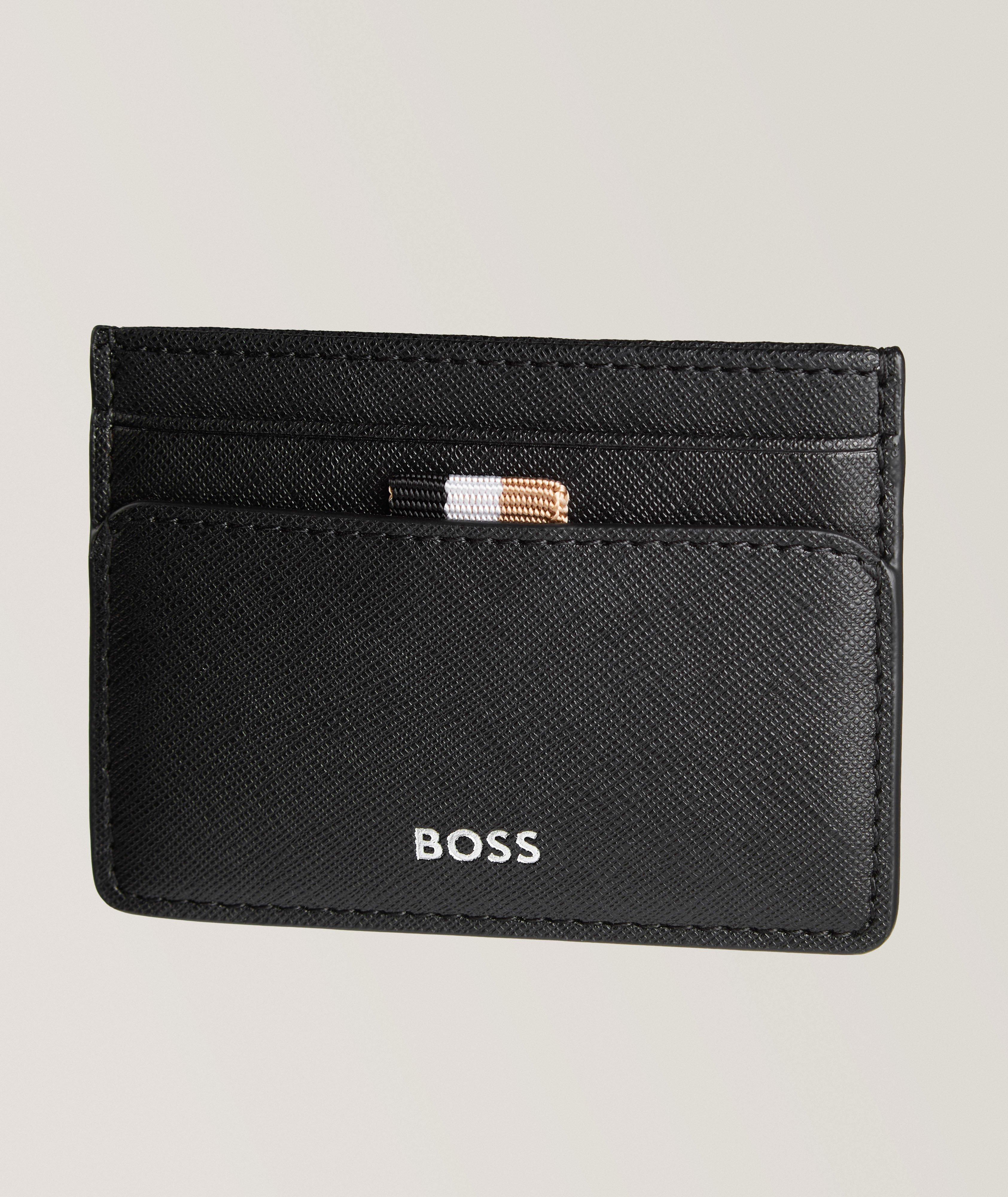 HB BLK SAFFIANO ZAIR CARD HOLDER image 0