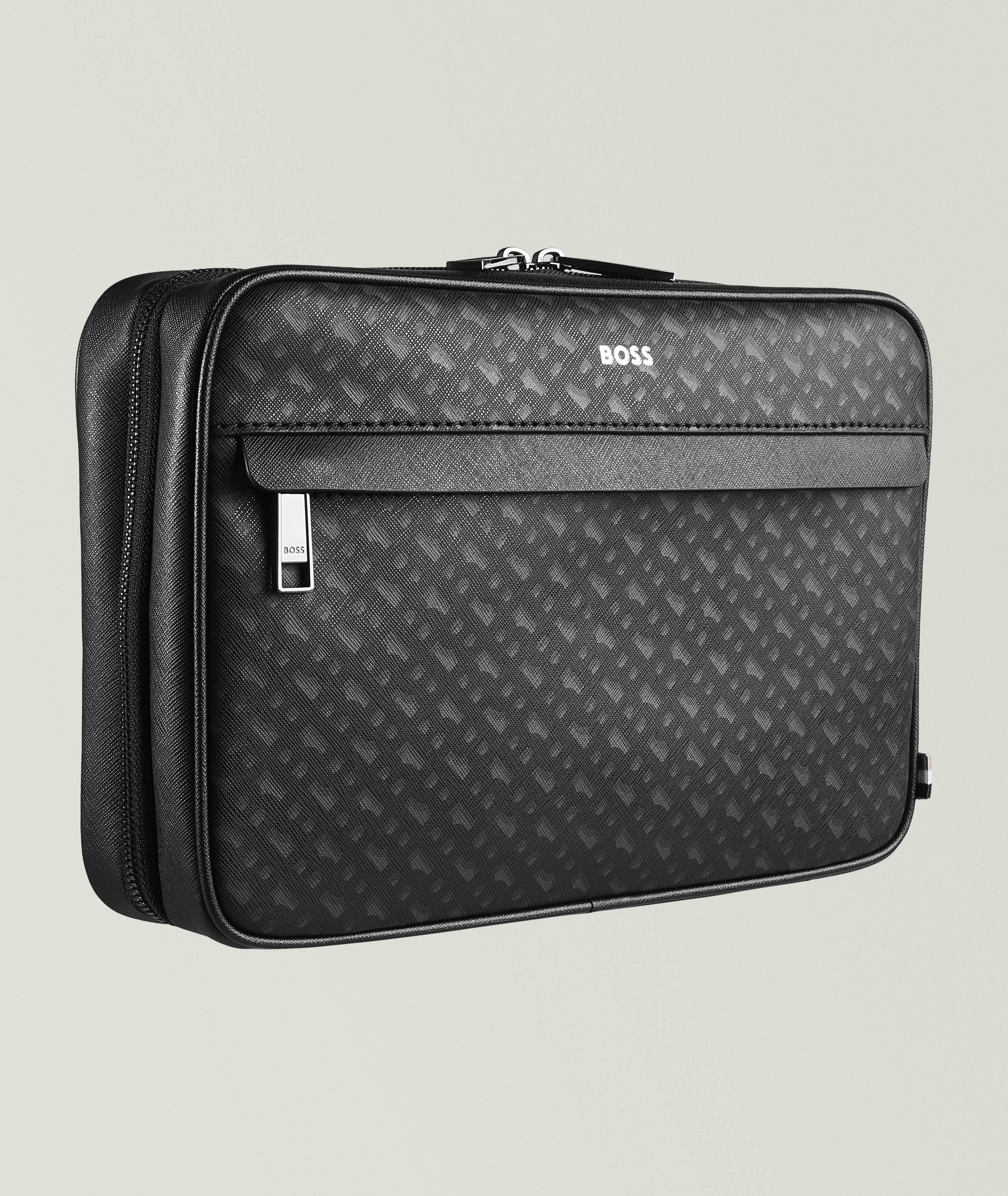 Étui de voyage Zair en cuir Saffiano image 1