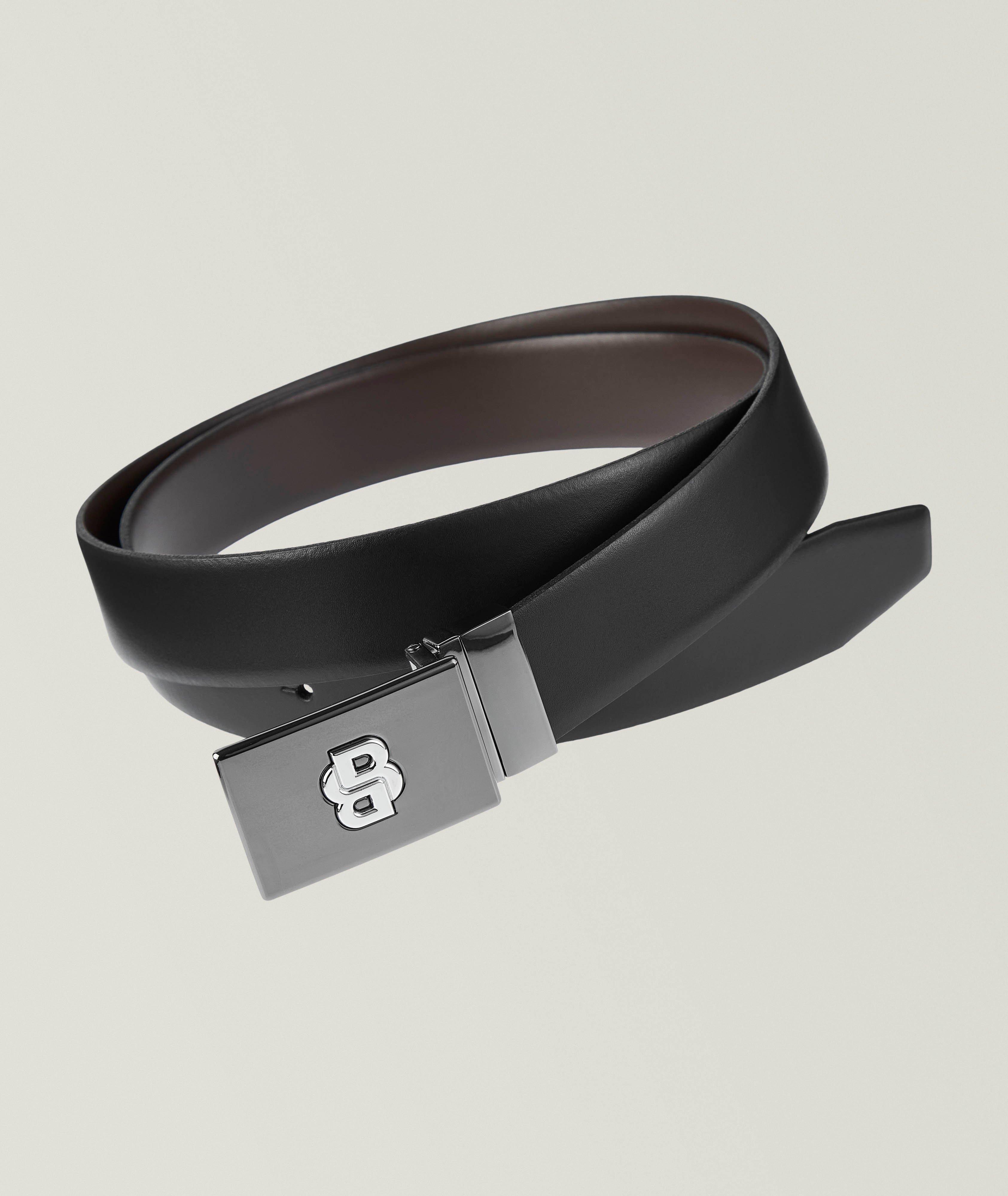 Icon Dual Buckle Leather Belt Set  image 0
