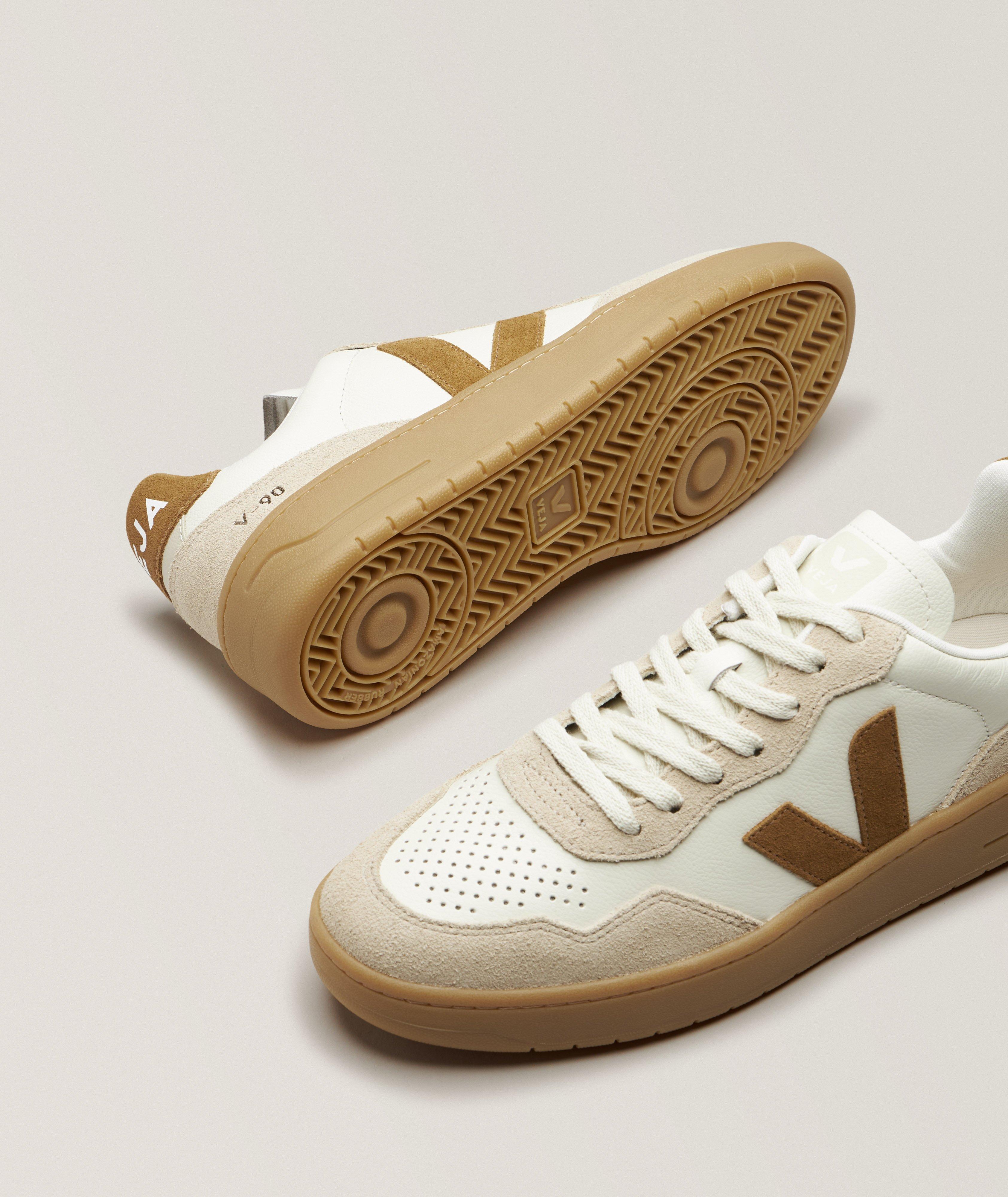 V-90 Leather & Suede Sneakers image 3