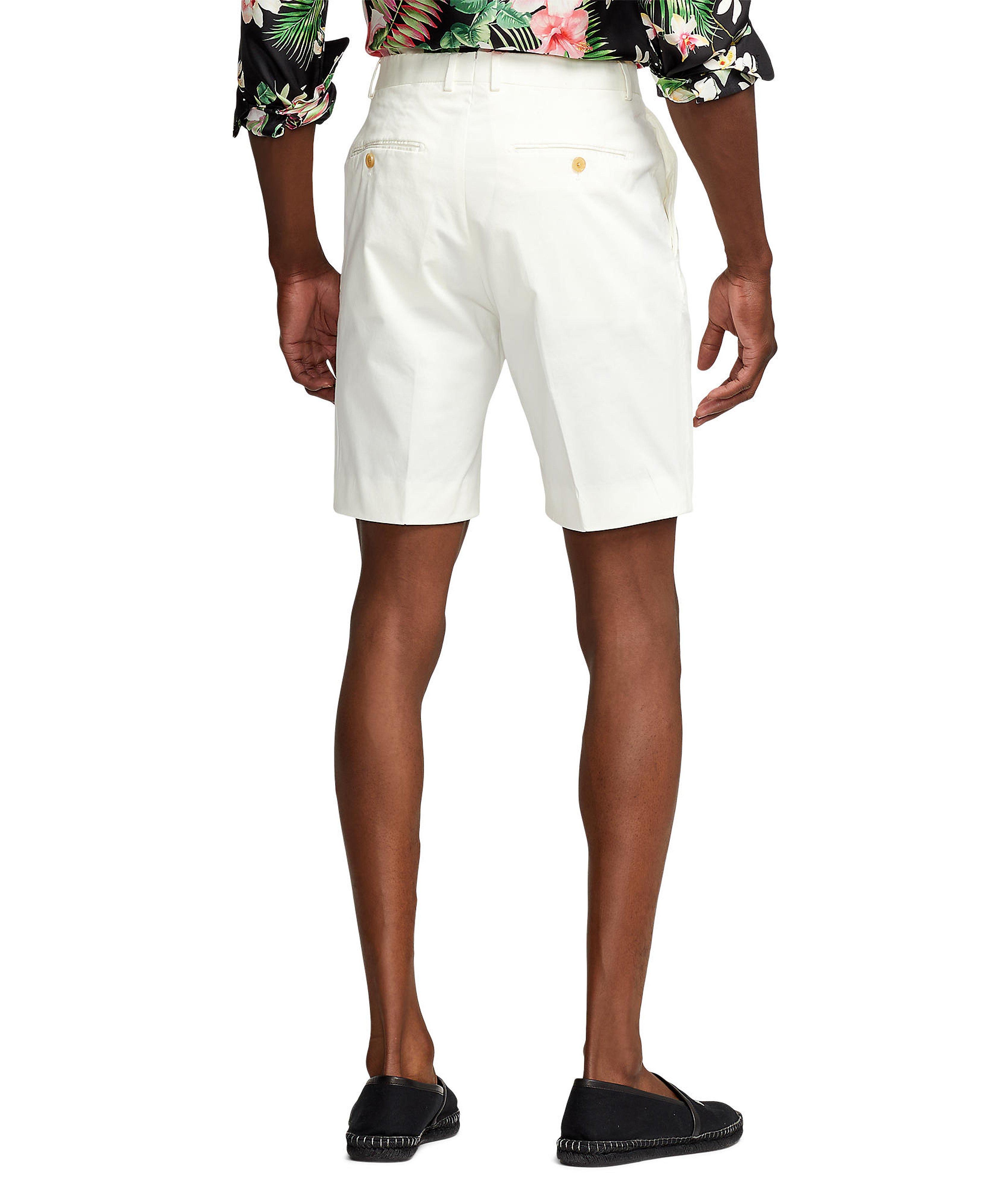 WHITE COTTON SHORTS image 2