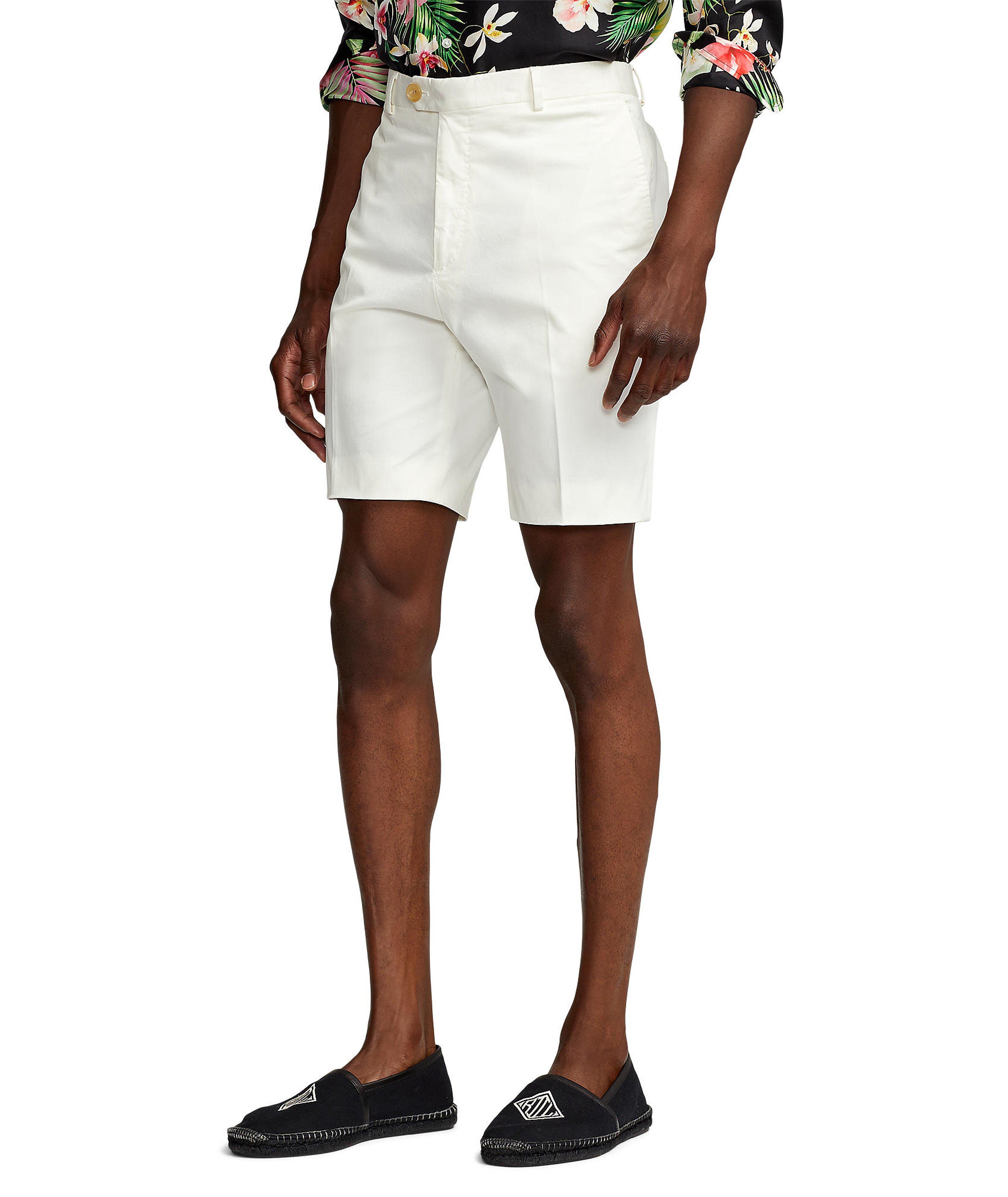 WHITE COTTON SHORTS image 3