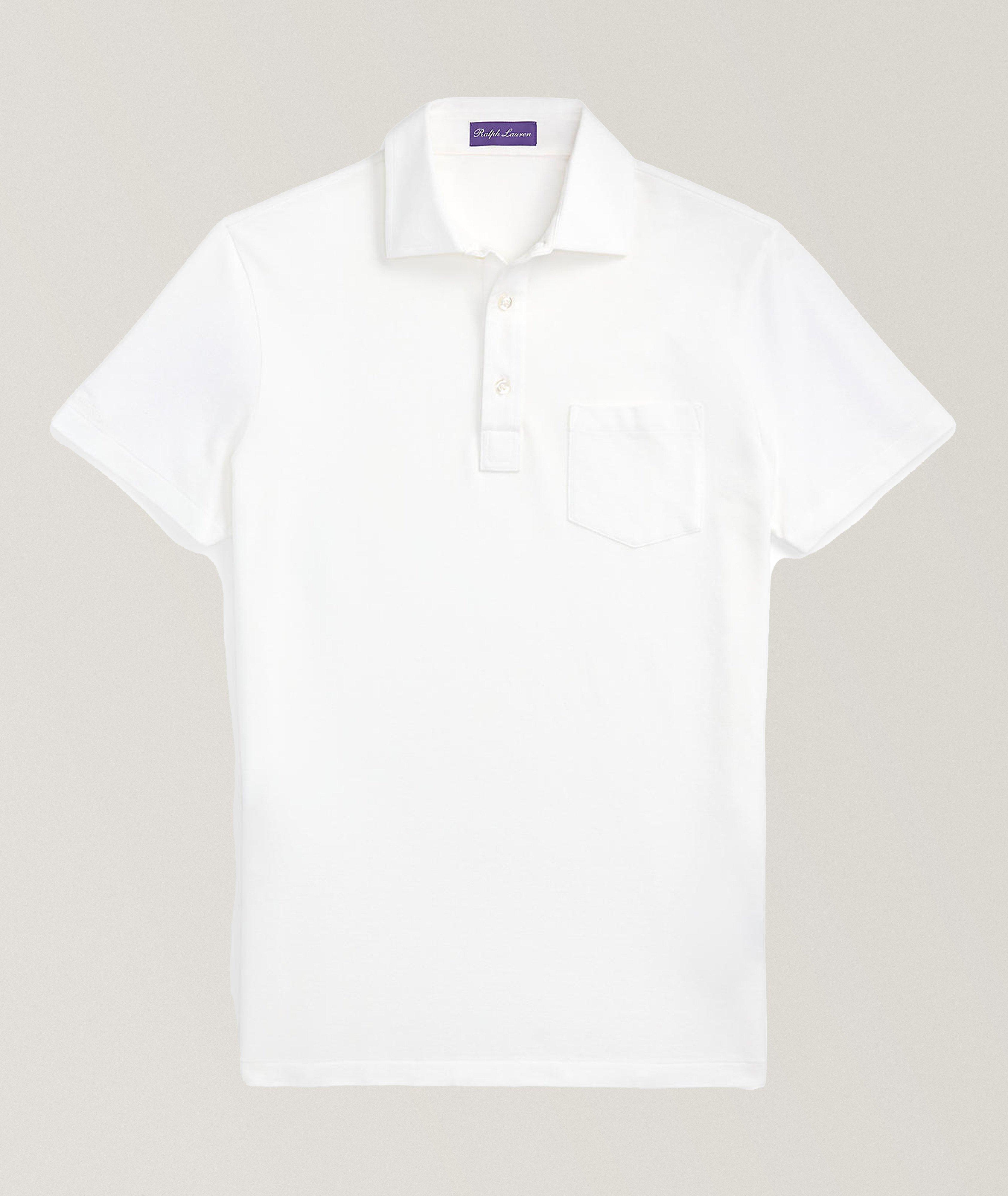 Slim-Fit Washed Piqué Polo  image 0