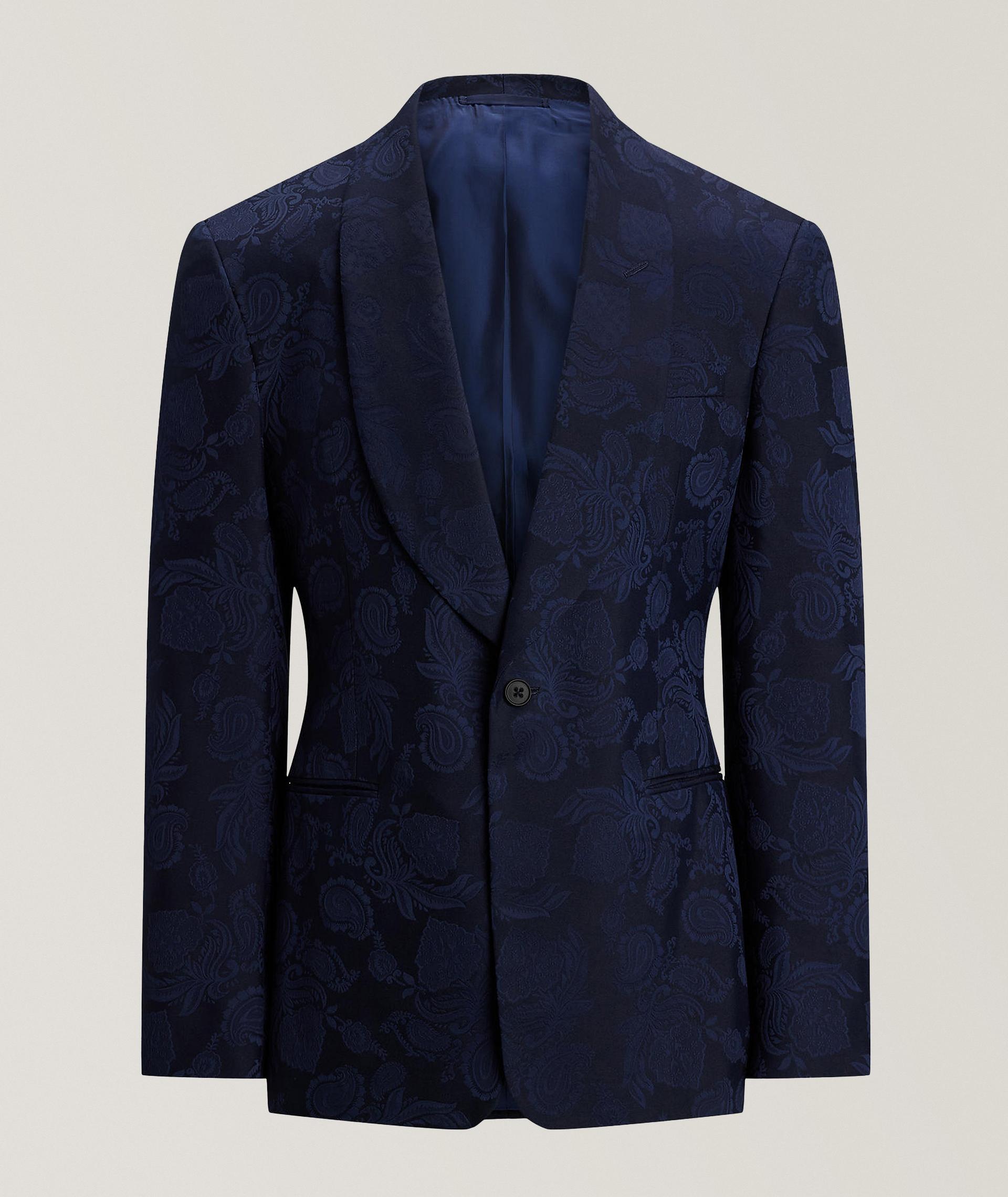 Kent Hand-Tailored Paisley Tuxedo Jacket image 0
