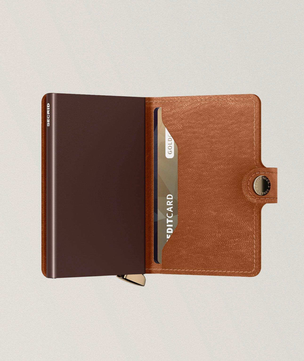 Embossed Leather Miniwallet image 1